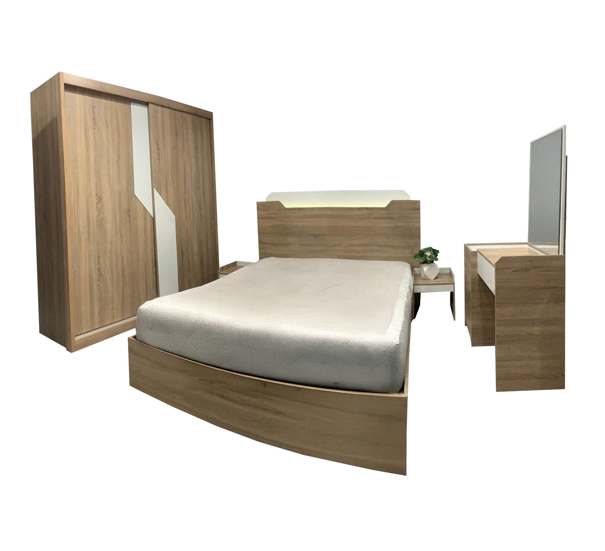 Master bedroom with sliding wardrobe - Vitrine Furniture - Furniture