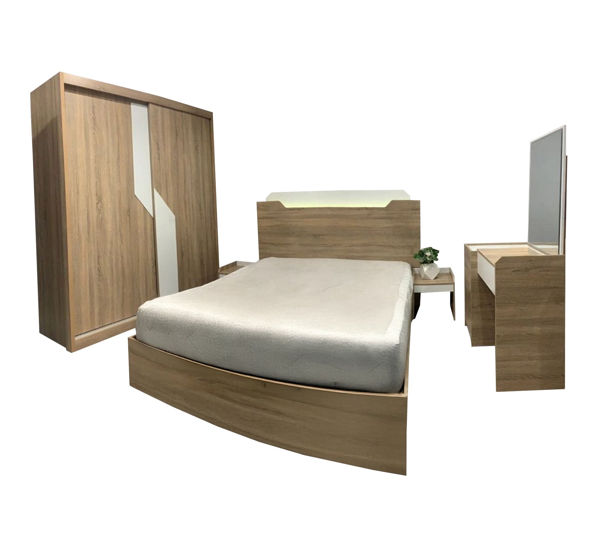 Master bedroom with sliding wardrobe - Vitrine Furniture - Furniture