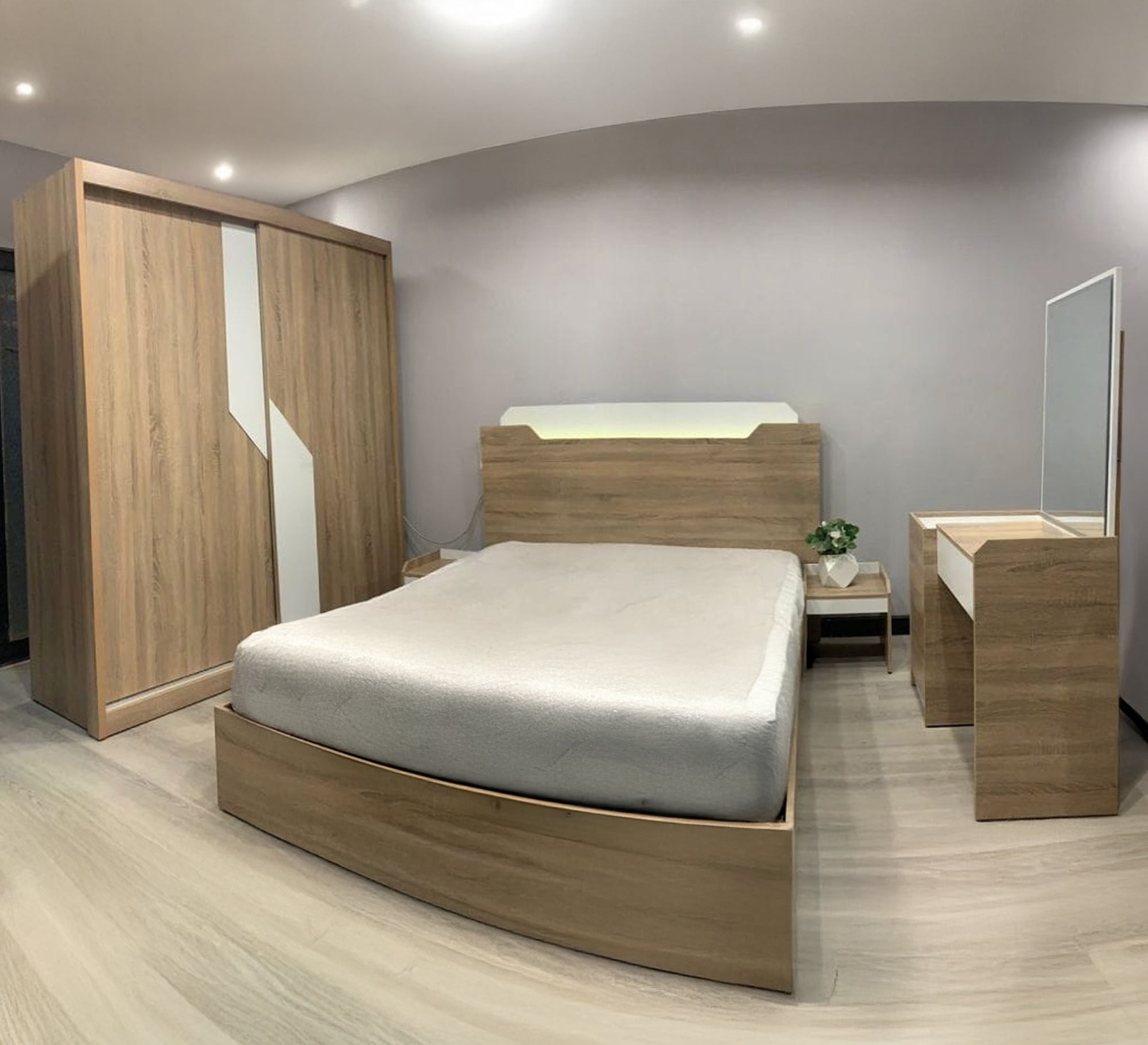 Master bedroom with sliding wardrobe - Vitrine Furniture - Furniture