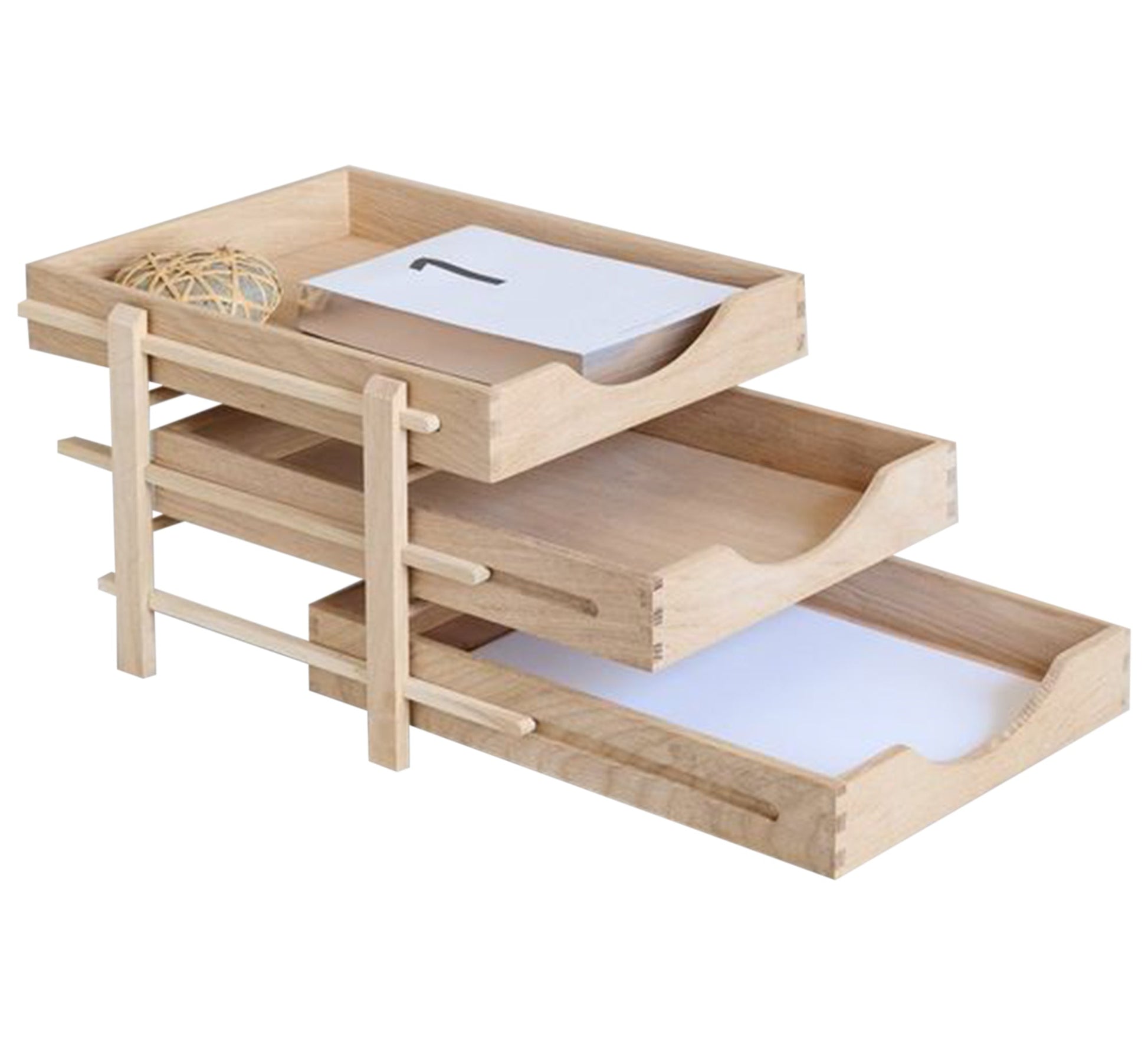 MDF Wood Organizer for Books and Papers - Vitrine Furniture - Furniture