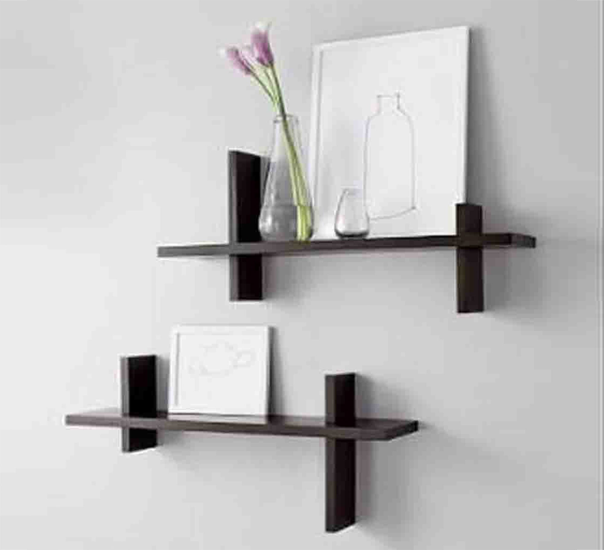 MDF Wood Shelving Unit - Vitrine Furniture - Décor