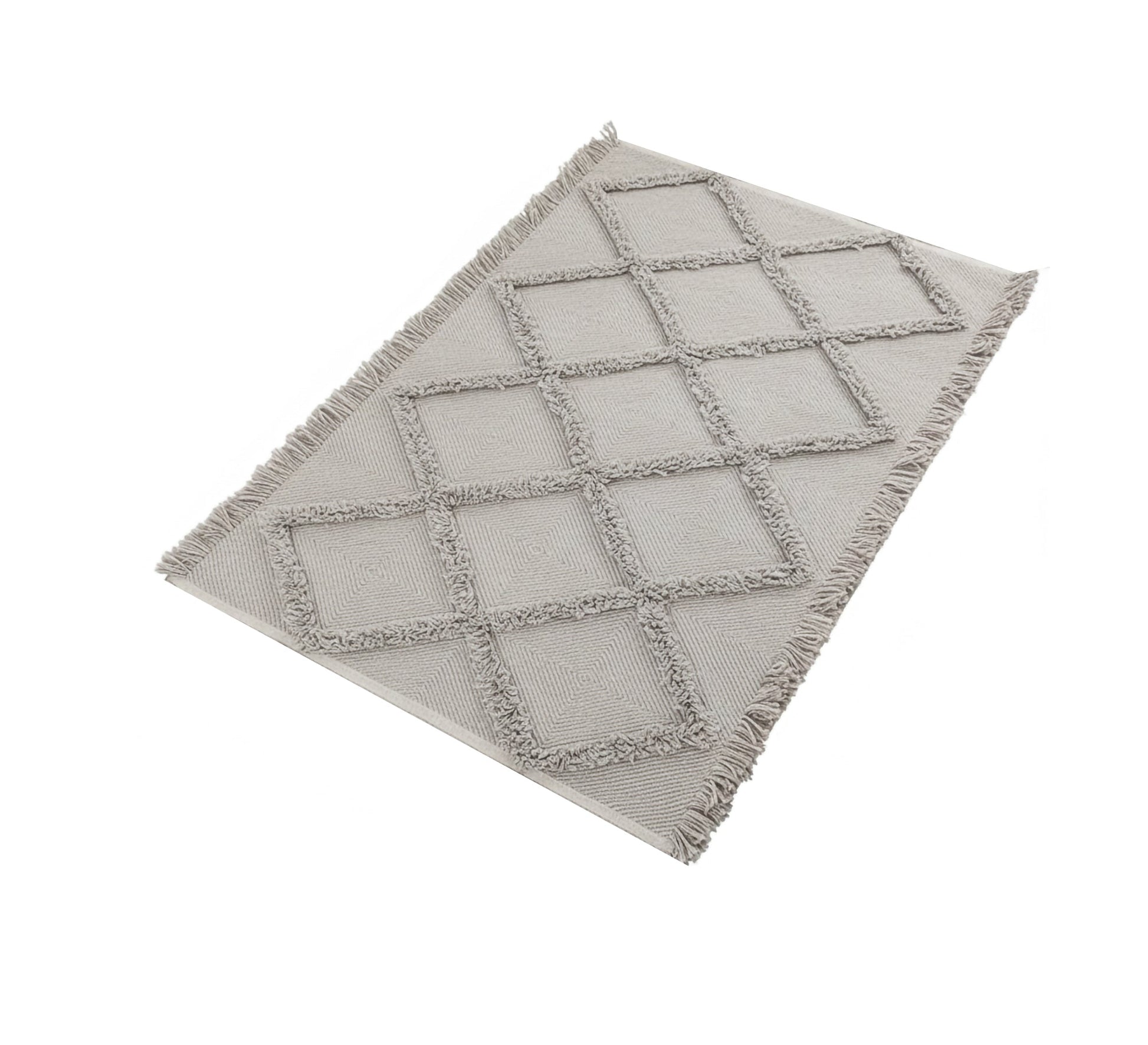 Medium - sized rug in an elegant gray color - Vitrine Furniture - Accessories
