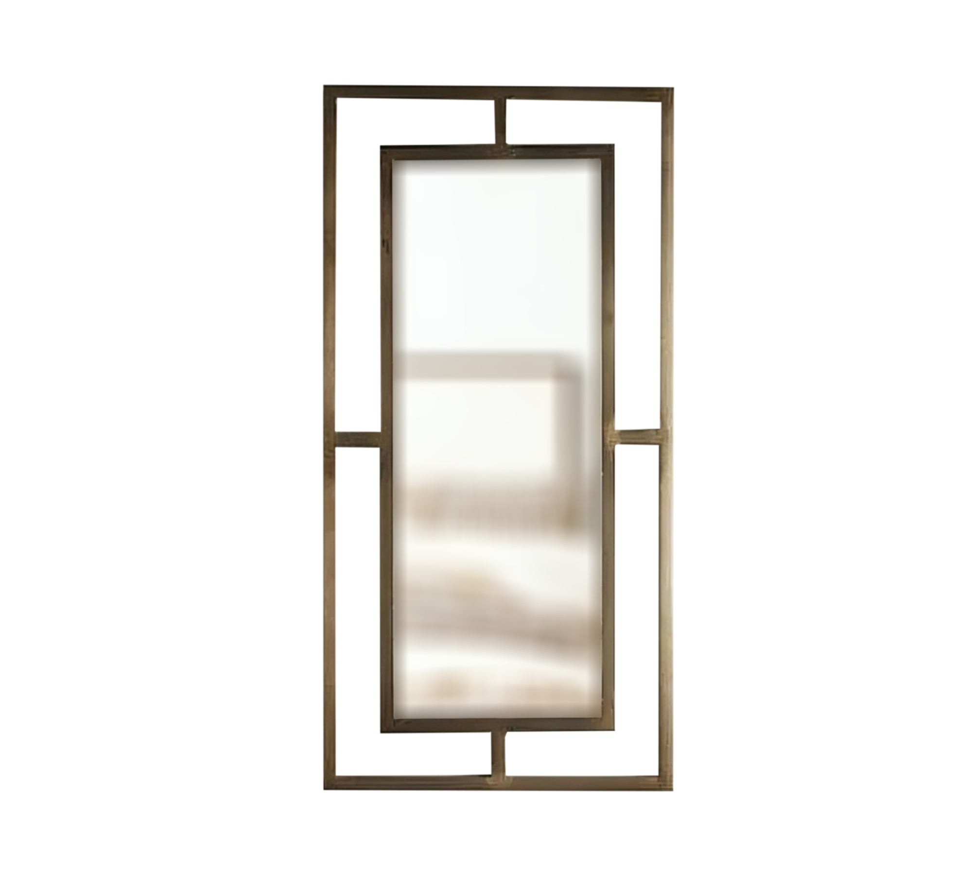 Medium wall mirror with 2 wooden frames - Vitrine Furniture - Décor