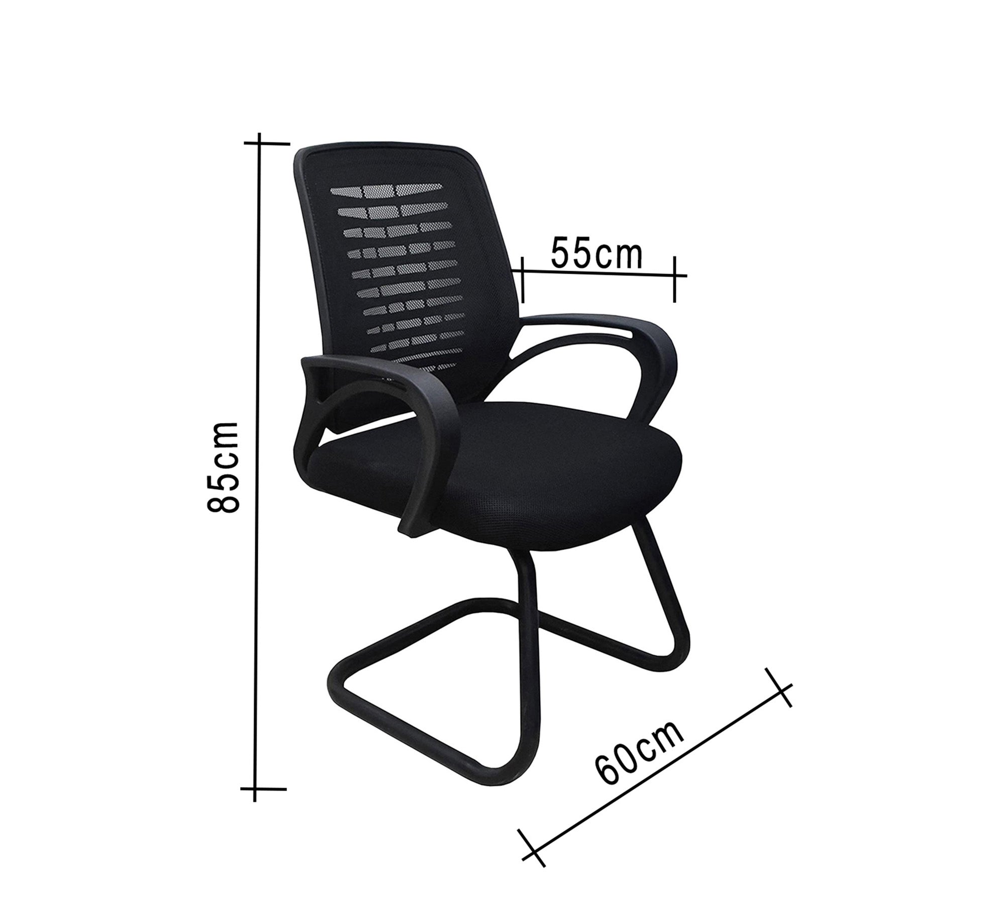 Mesh Office Chair with Lumbar Support - Vitrine Furniture - Office Chairs