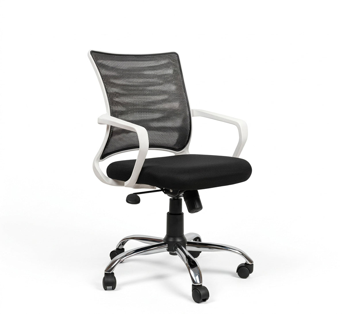 Mesh office chair with white armrests - Vitrine Furniture - Office Chairs