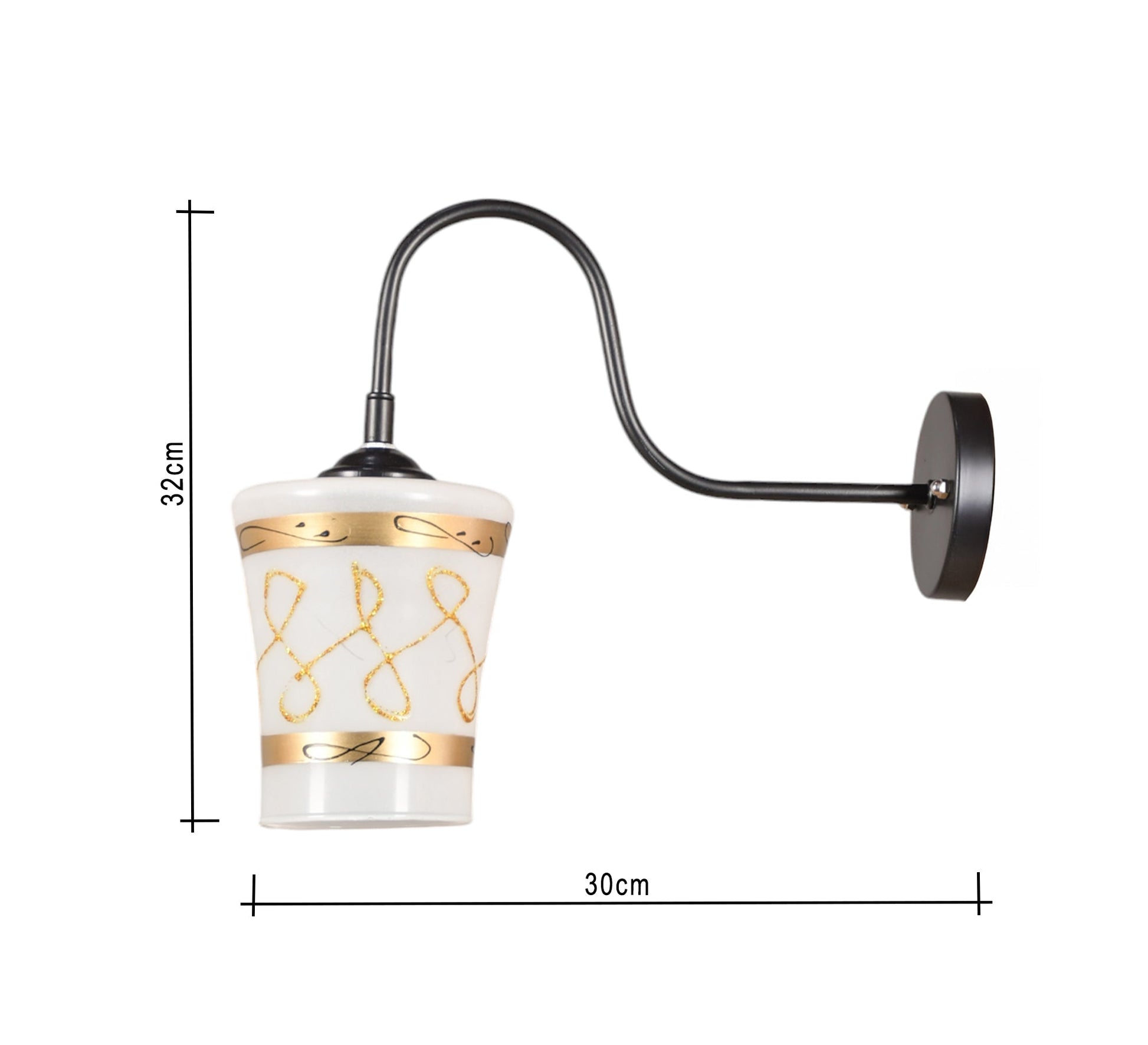 Metal and glass wall lamp - Vitrine Furniture - Lighting