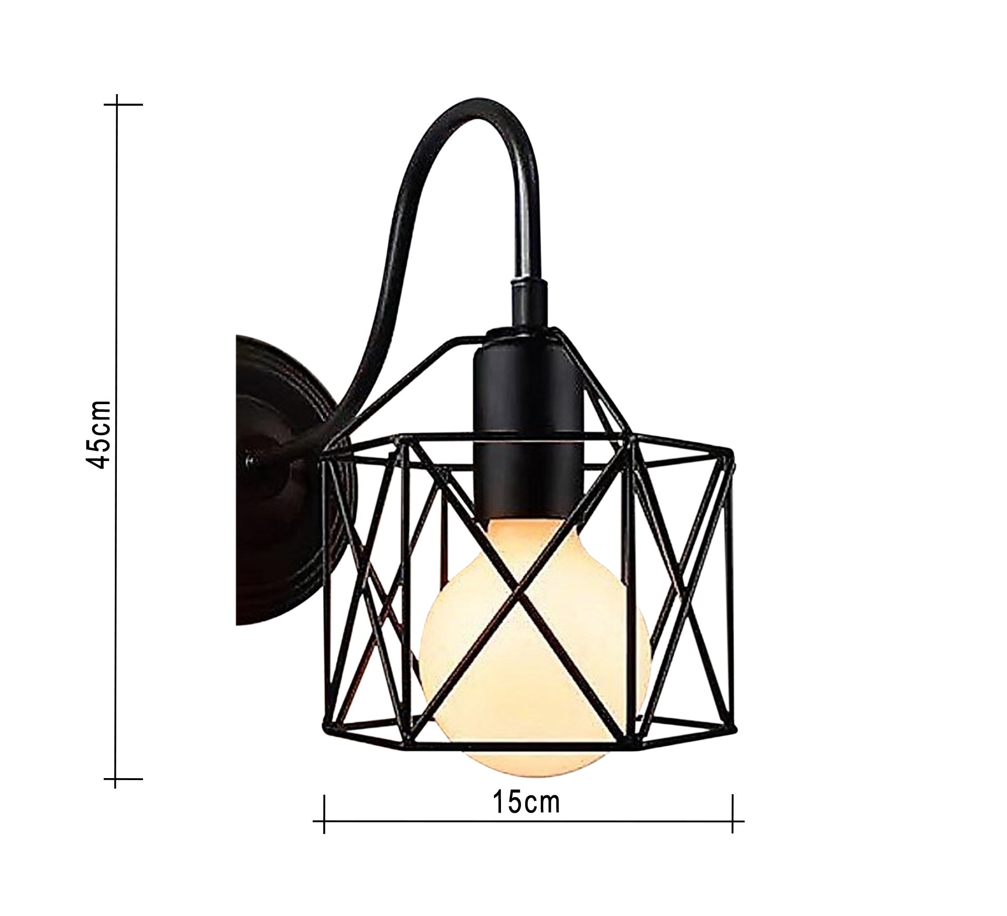 Metal cage lamp - Vitrine Furniture - Lighting