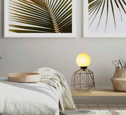 Metal cage lampshade and glass ball - Vitrine Furniture - Lighting