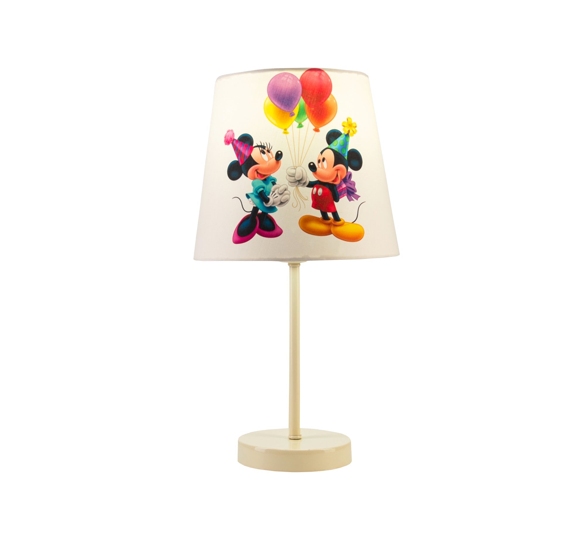 Mickey and Minnie Lamp: A Joyful Celebration for the Nursery with a Beige Base - Vitrine Furniture - Lighting