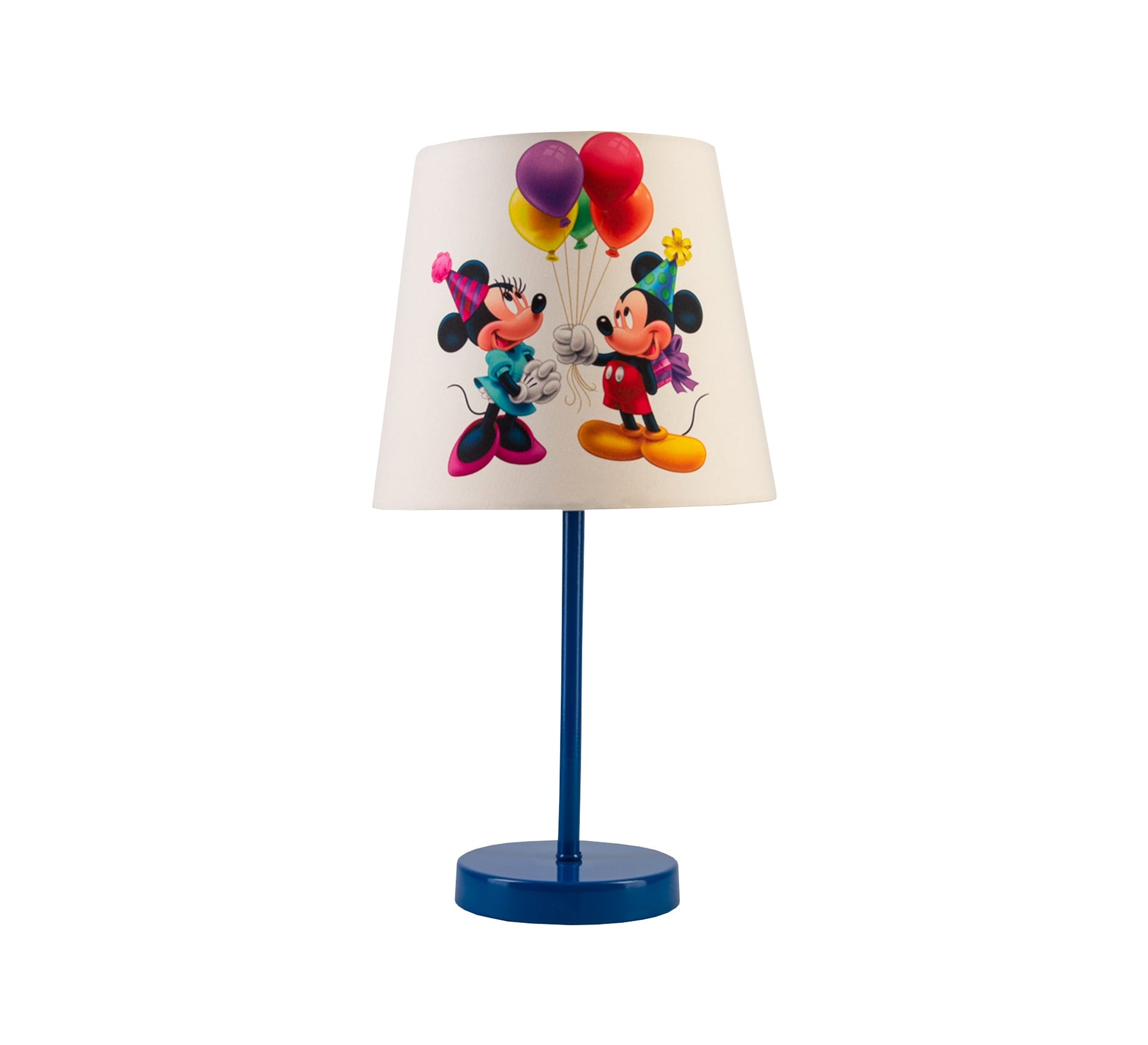 Mickey and Minnie Lamp: A joyful celebration for the nursery with a blue base - Vitrine Furniture - Lighting