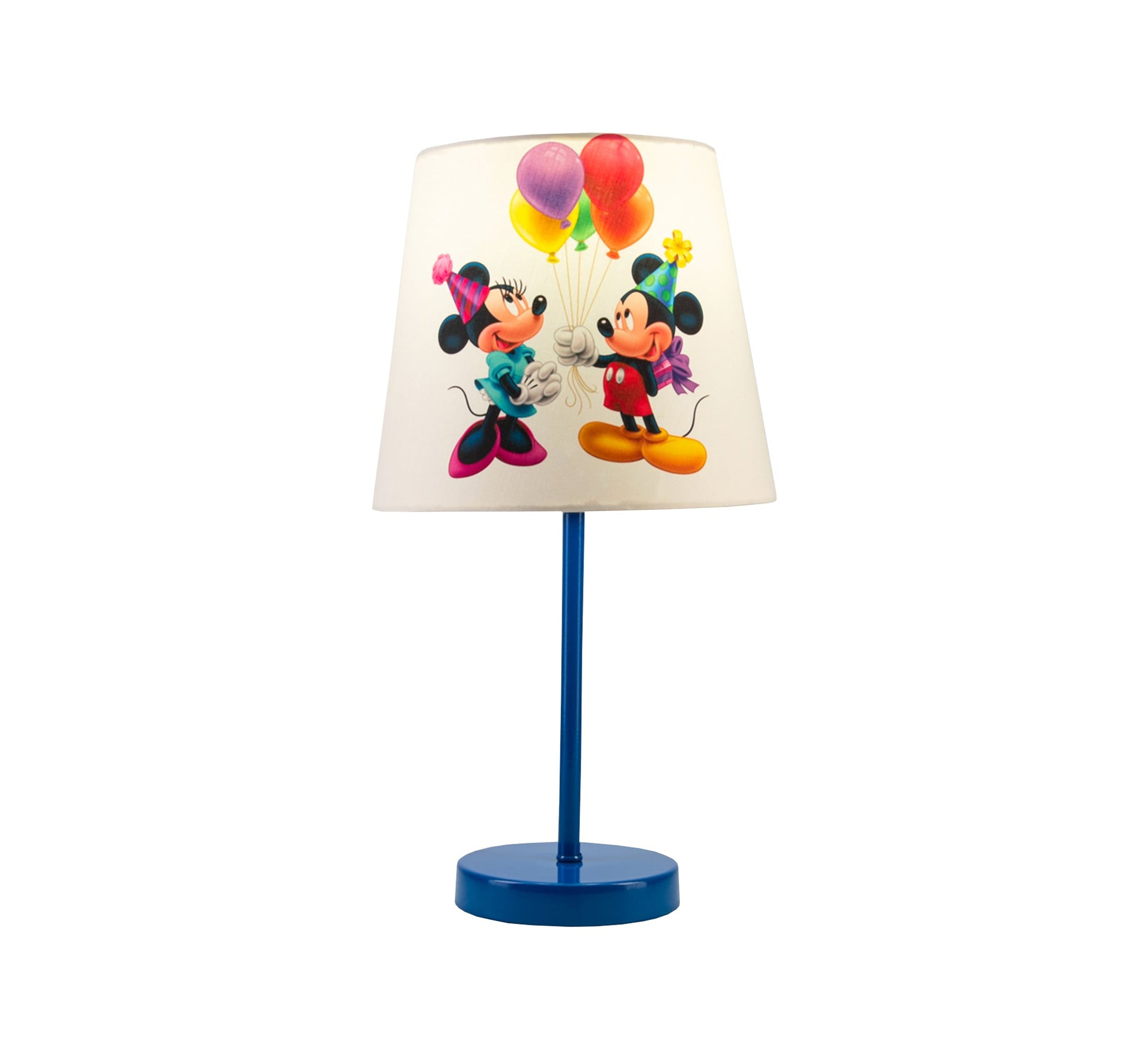 Mickey and Minnie Lamp: A joyful celebration for the nursery with a blue base - Vitrine Furniture - Lighting