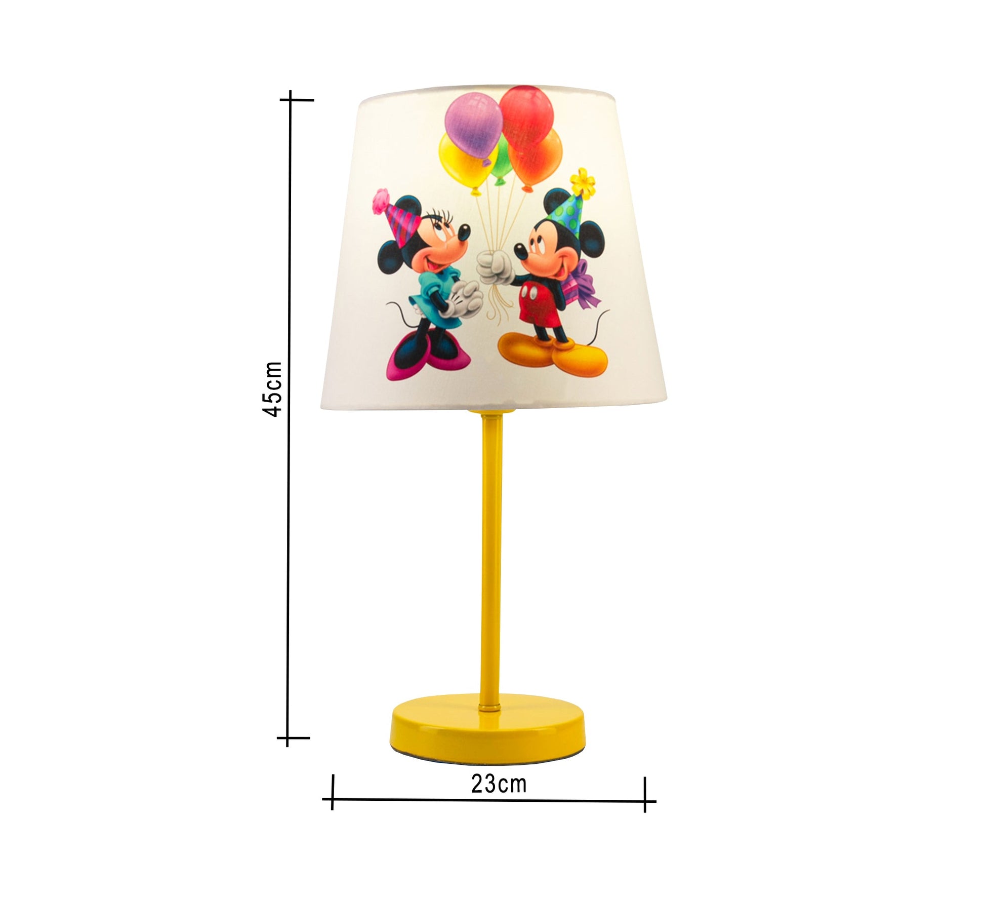 Mickey and Minnie Lamp: A Joyful Celebration for the Nursery with a Gold Base - Vitrine Furniture - Lighting