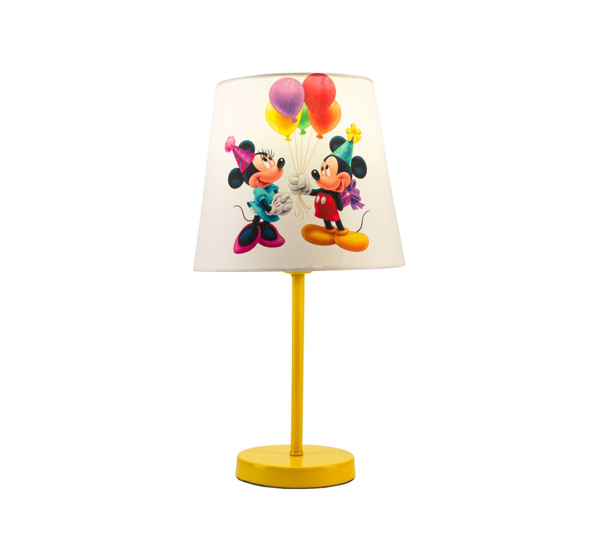 Mickey and Minnie Lamp: A Joyful Celebration for the Nursery with a Gold Base - Vitrine Furniture - Lighting