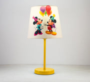 Mickey and Minnie Lamp: A Joyful Celebration for the Nursery with a Gold Base - Vitrine Furniture - Lighting