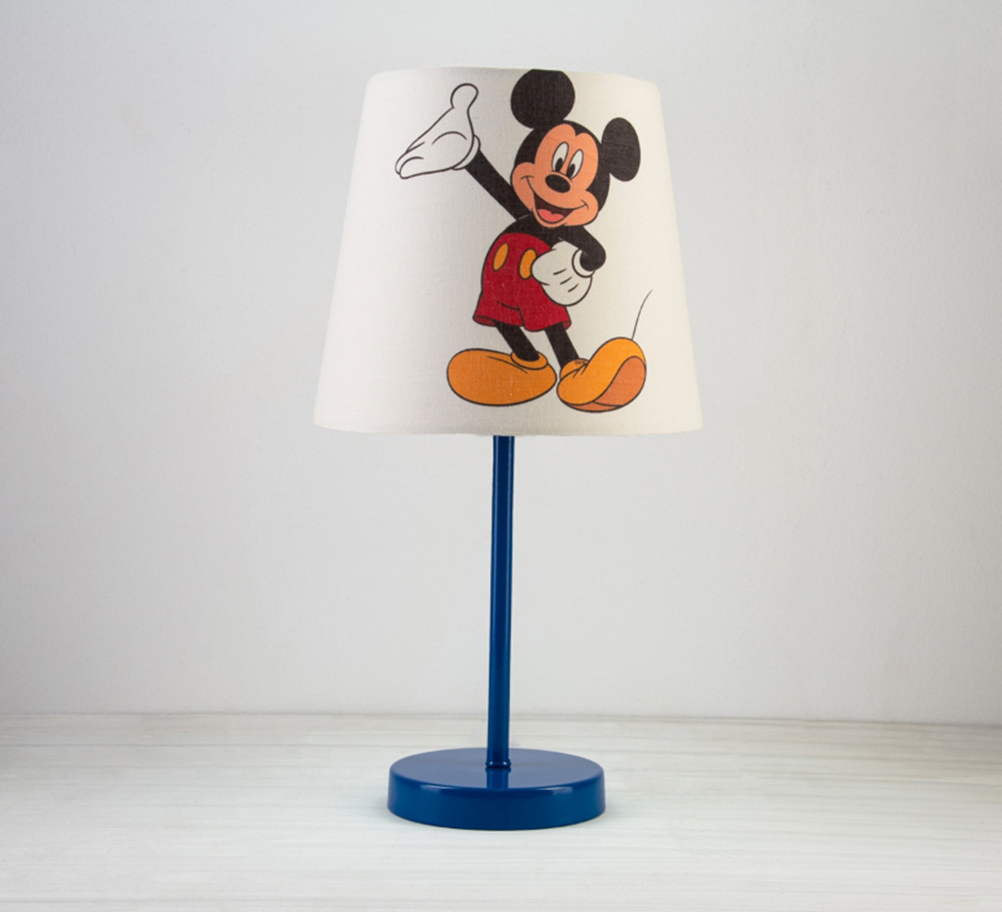 Mickey Mouse Lamp: Light, Fun, Kids, Beautiful Decor with Blue Base - Vitrine Furniture - Lighting