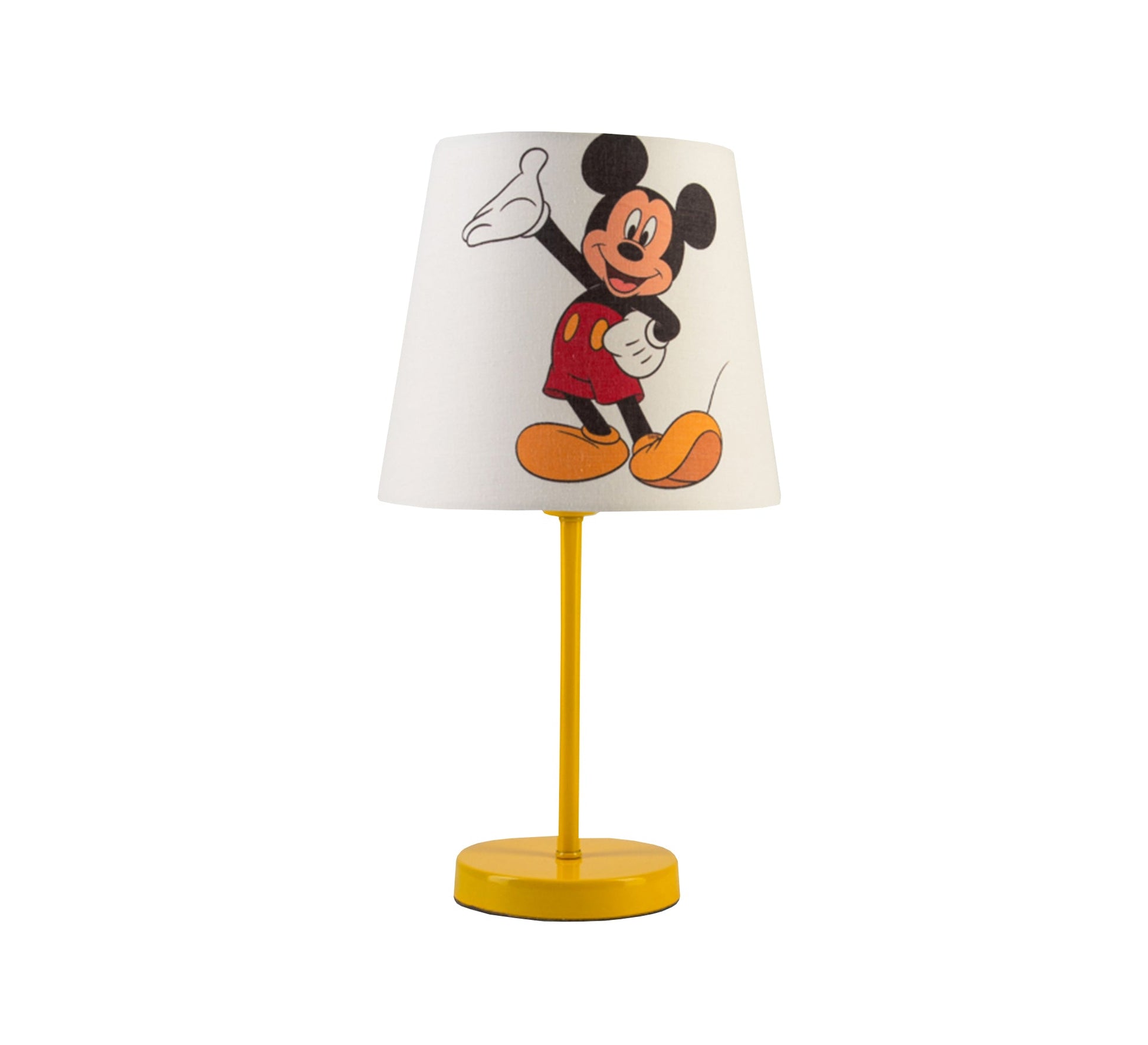 Mickey Mouse Lamp: Light, Fun, Kids, Beautiful Decor with Gold Base - Vitrine Furniture - Lighting