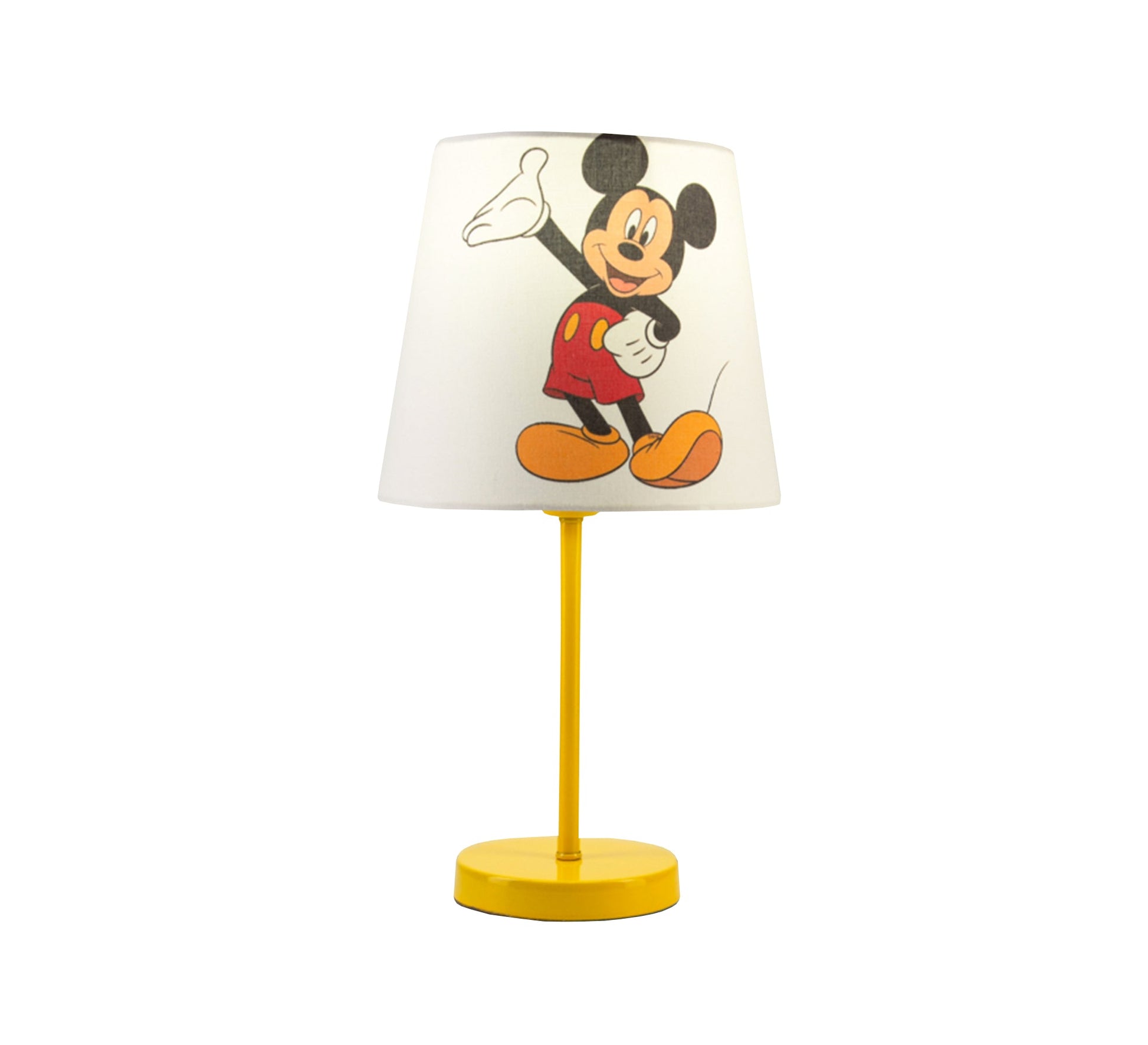 Mickey Mouse Lamp: Light, Fun, Kids, Beautiful Decor with Gold Base - Vitrine Furniture - Lighting