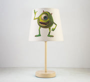 Mike Wazowski Lamp: A Fun Character for the Kids' Room with a Beige Base - Vitrine Furniture - Lighting