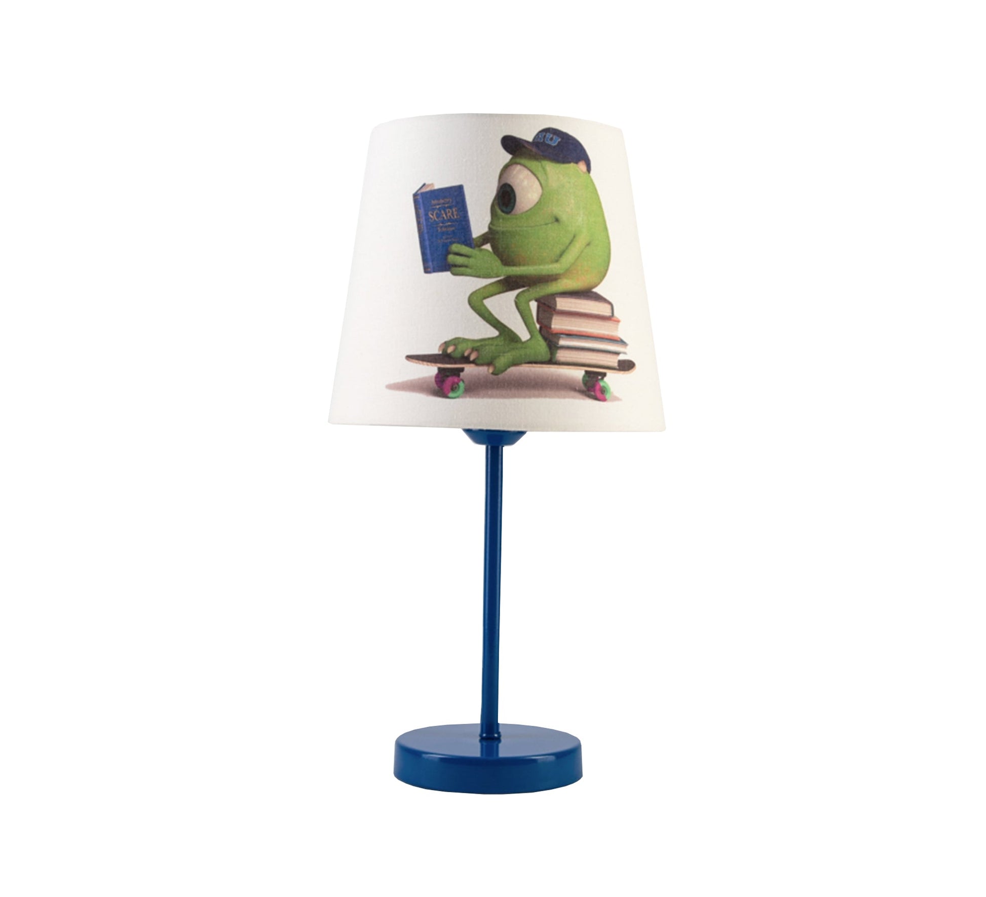 Mike Wazowski Lamp: A fun reading light for kids' rooms with a blue base - Vitrine Furniture - Lighting