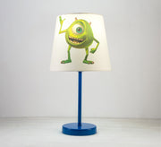 Mike Wazowski Lamp: A Green Companion for the Nursery with a Blue Base - Vitrine Furniture - Lighting