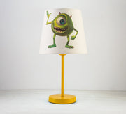 Mike Wazowski Lamp: A Green Companion for the Nursery with a Gold Base - Vitrine Furniture - Lighting
