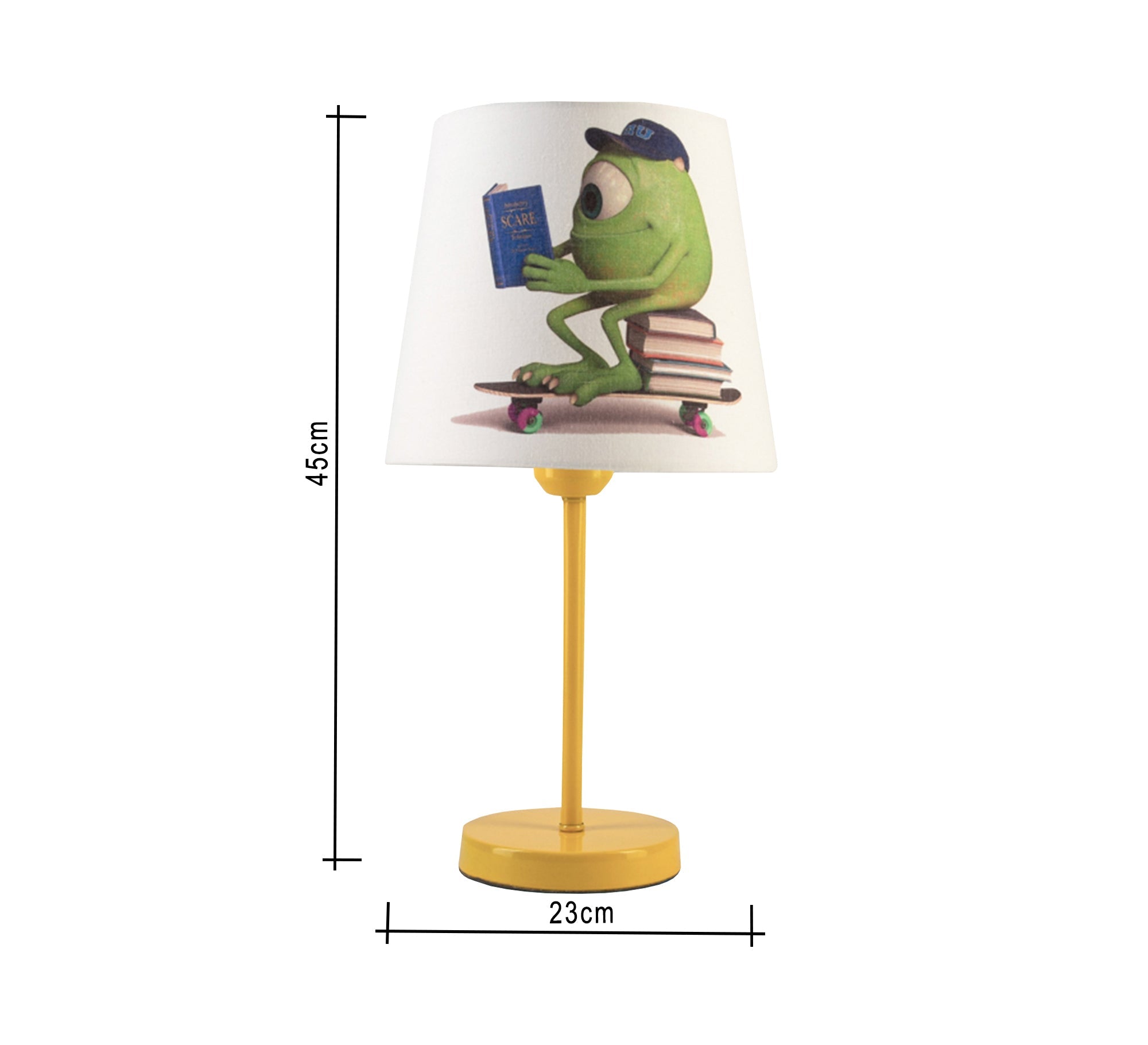 Mike Wazowski Lamp, Fun Reading Light for Kids' Rooms with Gold Base - Vitrine Furniture - Lighting
