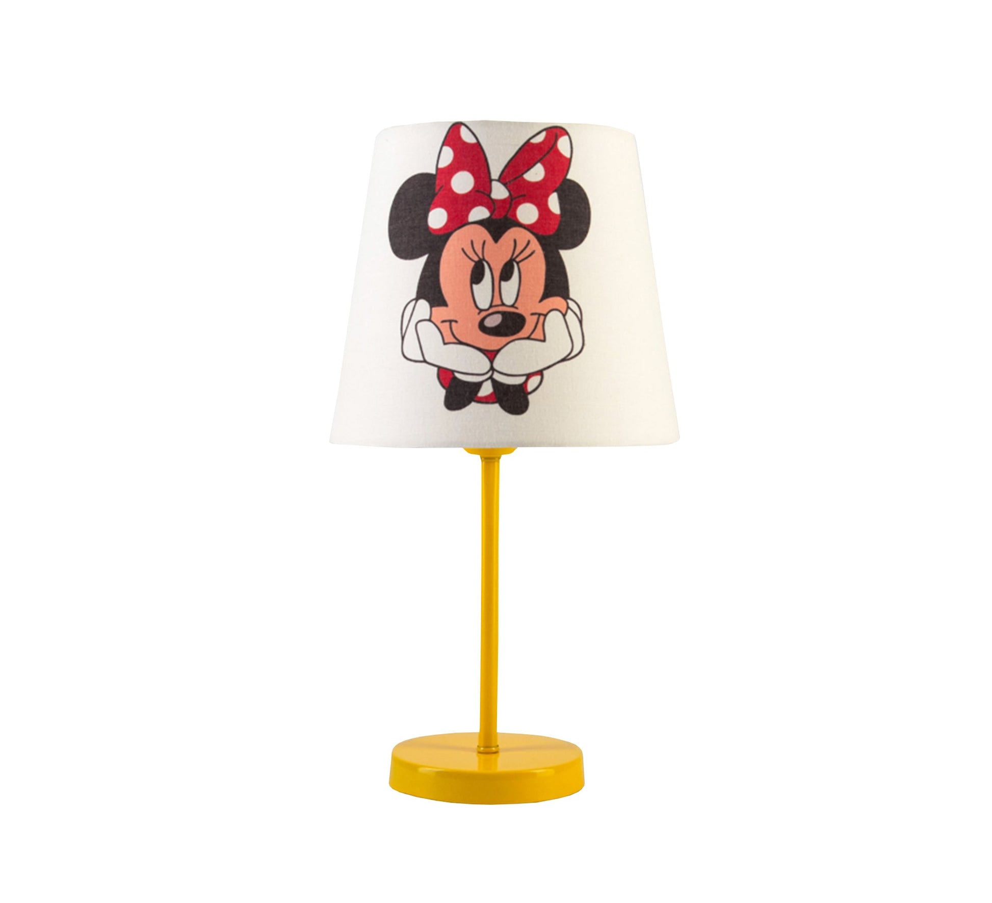 Minnie Mouse Lamp, a charming light for your little girl's room with a golden base - Vitrine Furniture - Lighting