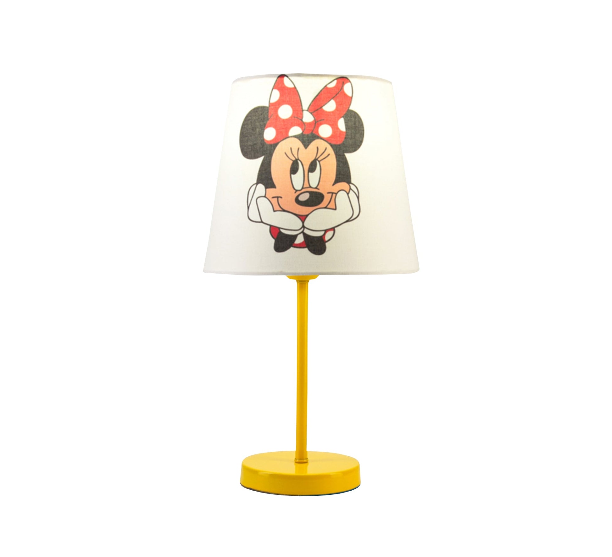 Minnie Mouse Lamp, a charming light for your little girl's room with a golden base - Vitrine Furniture - Lighting