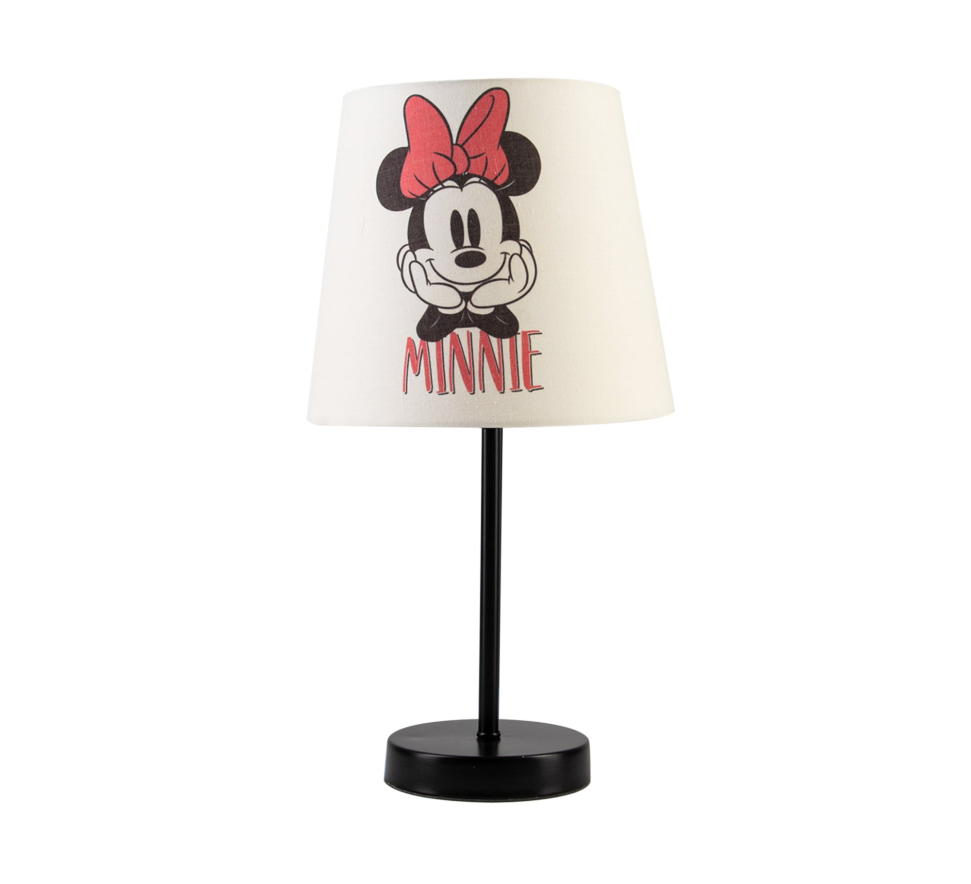 Minnie Mouse Lamp: A stylish touch for your little girl's room with a black base - Vitrine Furniture - Lighting