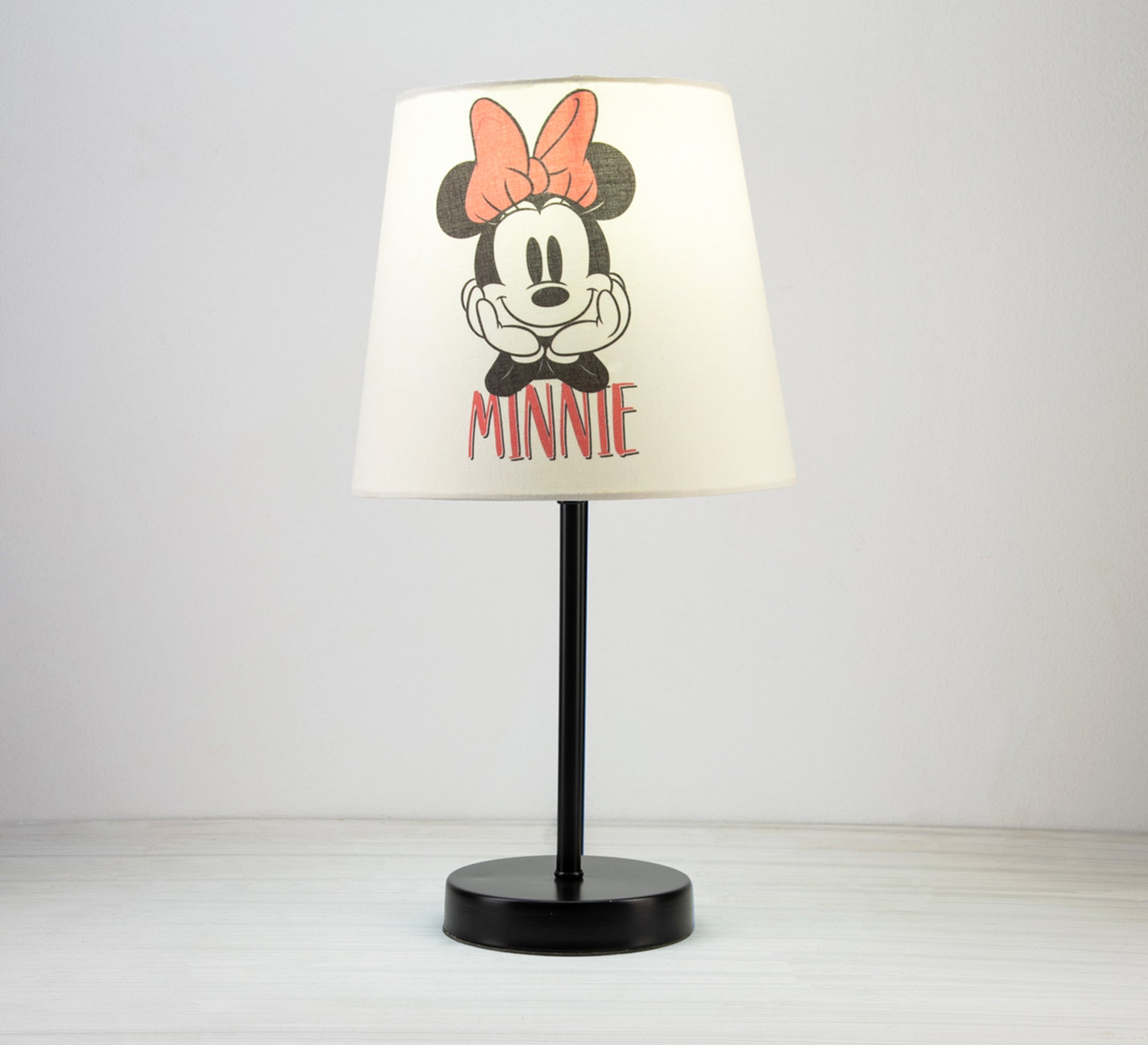 Minnie Mouse Lamp: A stylish touch for your little girl's room with a black base - Vitrine Furniture - Lighting