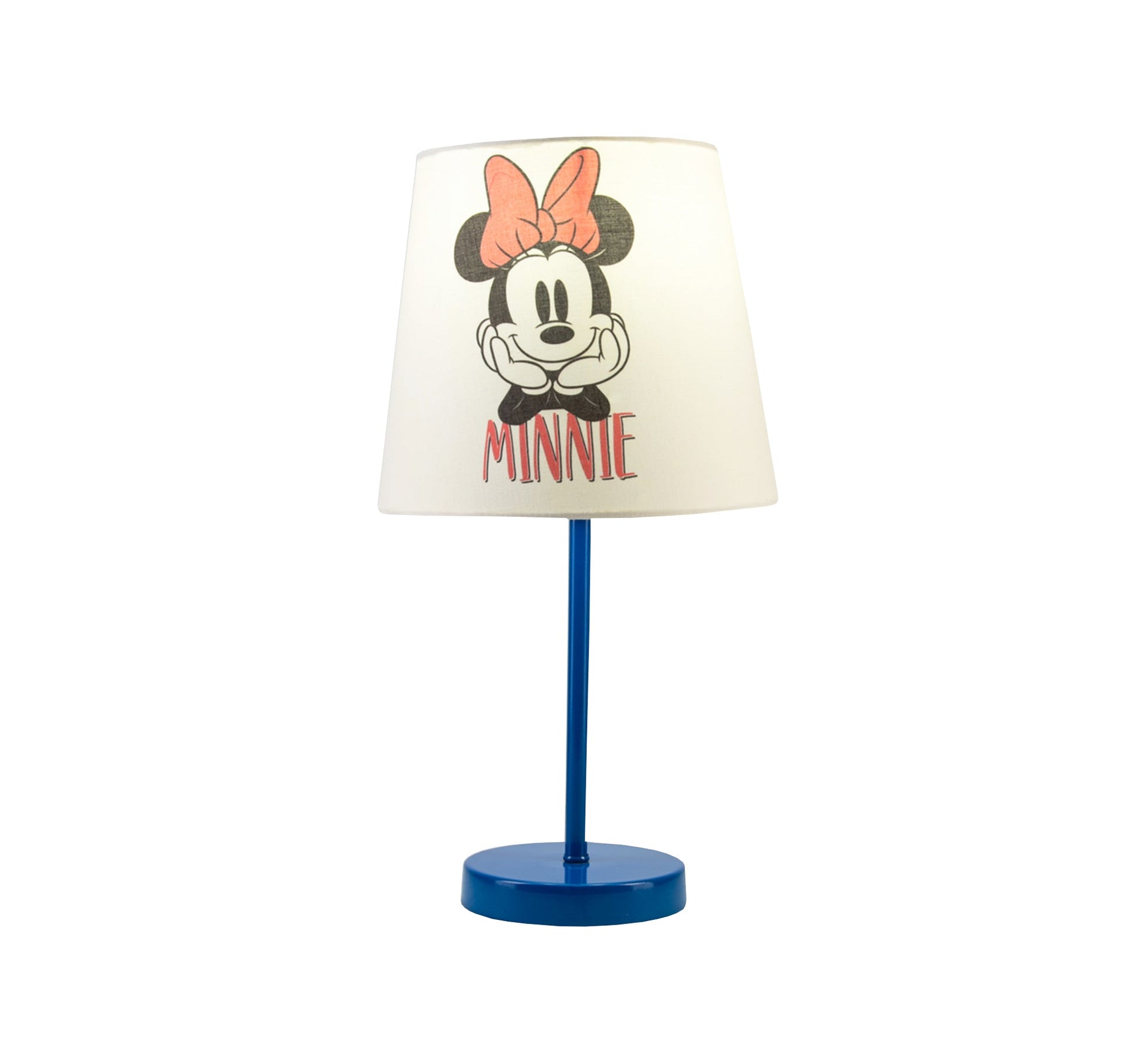 Minnie Mouse Lamp: A stylish touch for your little girl's room with a blue base - Vitrine Furniture - Lighting