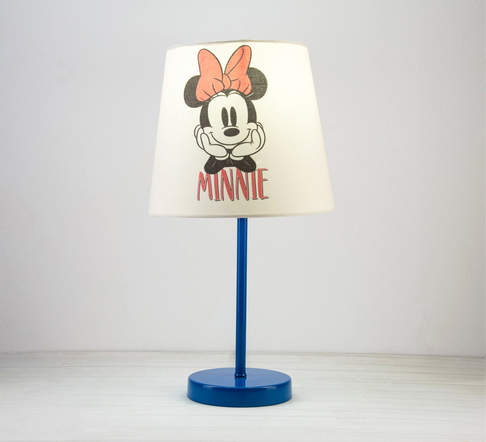 Minnie Mouse Lamp: A stylish touch for your little girl's room with a blue base - Vitrine Furniture - Lighting