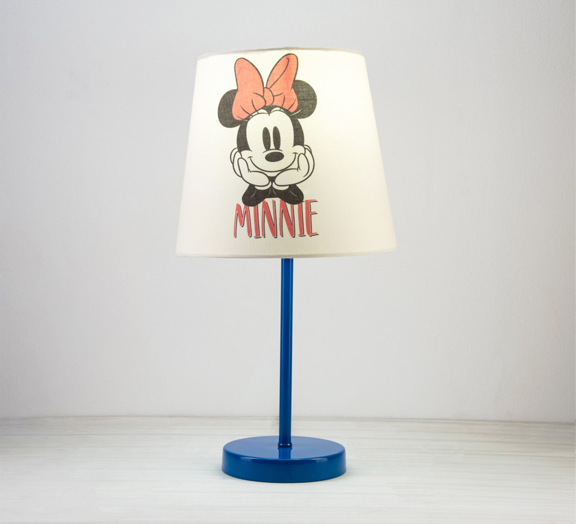 Minnie Mouse Lamp: A stylish touch for your little girl's room with a blue base - Vitrine Furniture - Lighting
