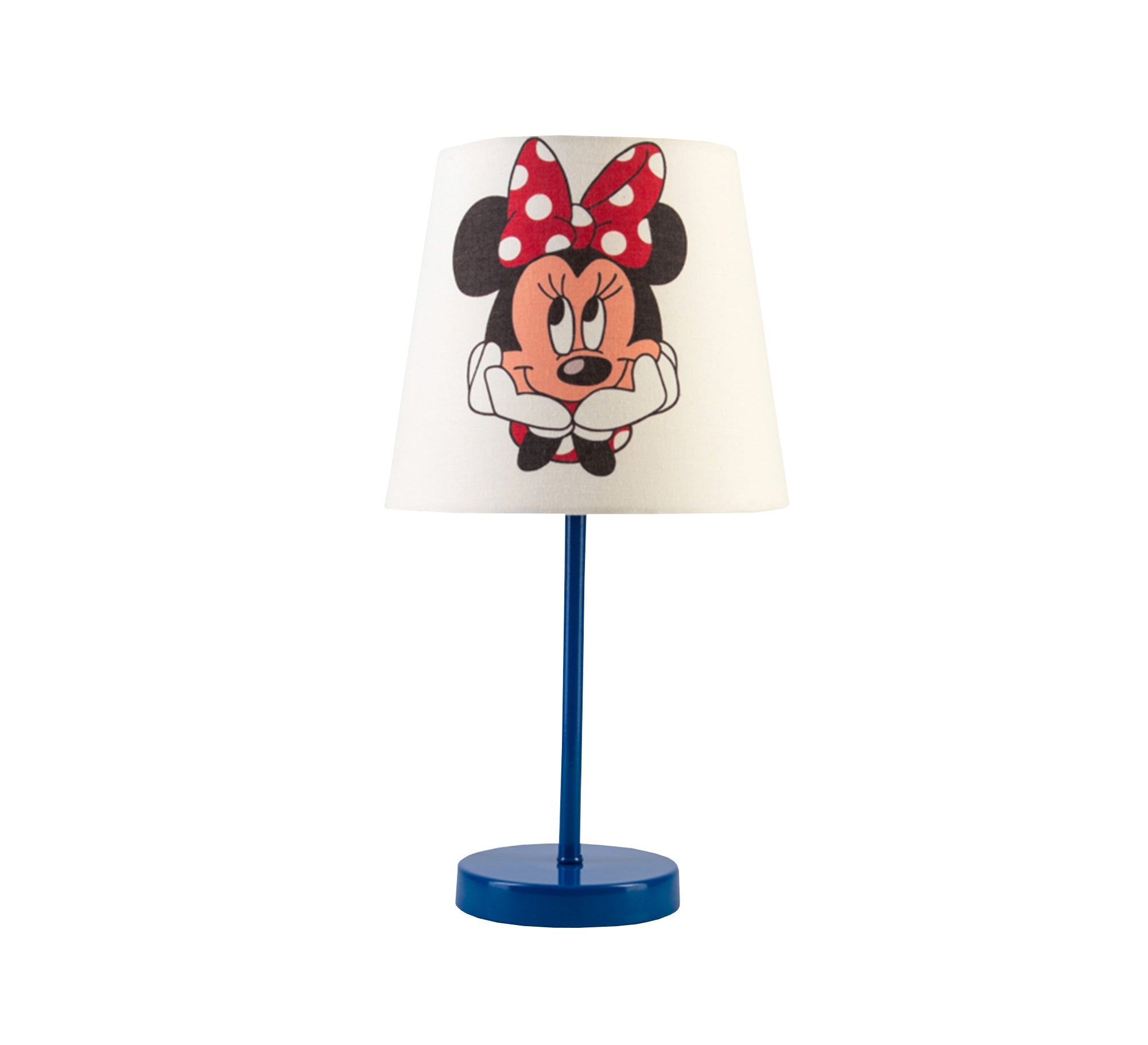 Minnie Mouse Lamp: Charming lighting for your little girl's room with a blue base - Vitrine Furniture - Lighting