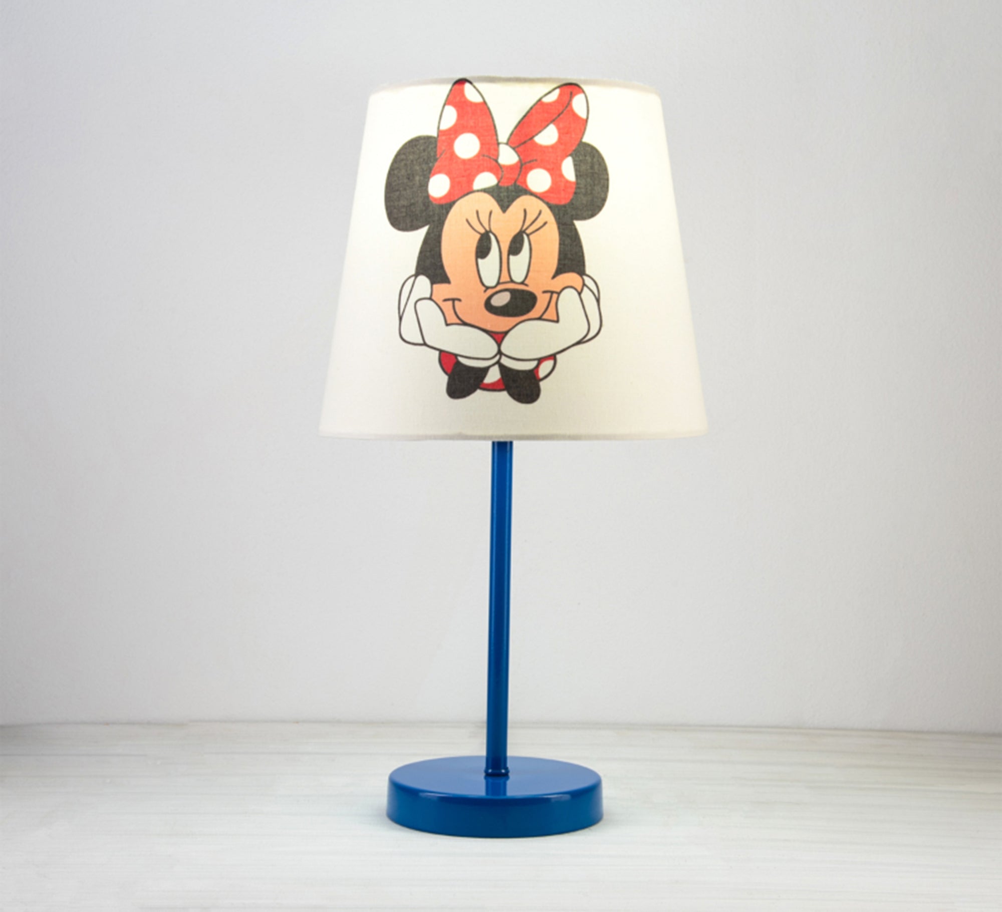 Minnie Mouse Lamp: Charming lighting for your little girl's room with a blue base - Vitrine Furniture - Lighting