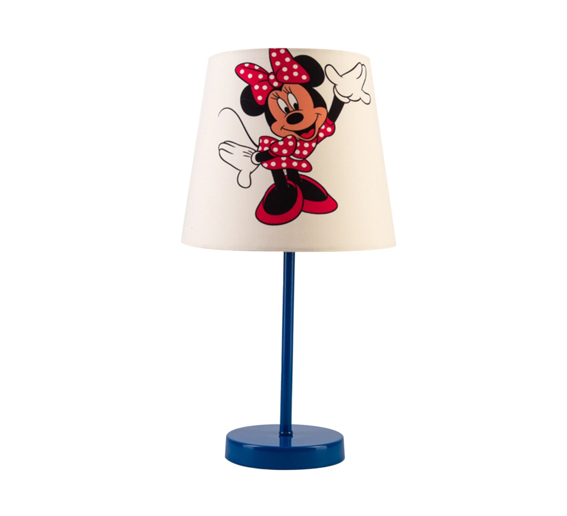 Minnie Mouse Lamp: Light, Fun, Kids, Beautiful Decor with Blue Base - Vitrine Furniture - Lighting