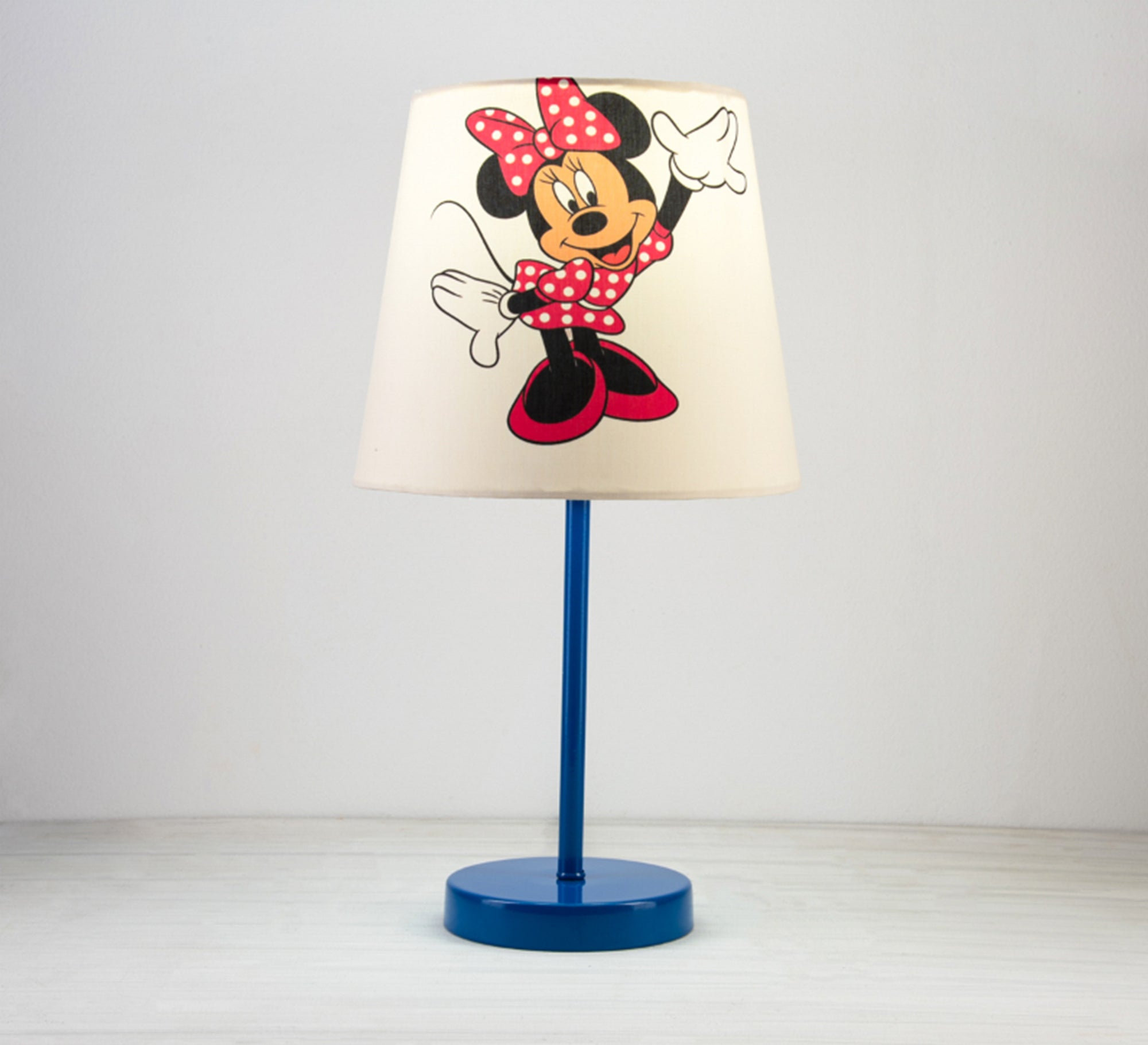 Minnie Mouse Lamp: Light, Fun, Kids, Beautiful Decor with Blue Base - Vitrine Furniture - Lighting