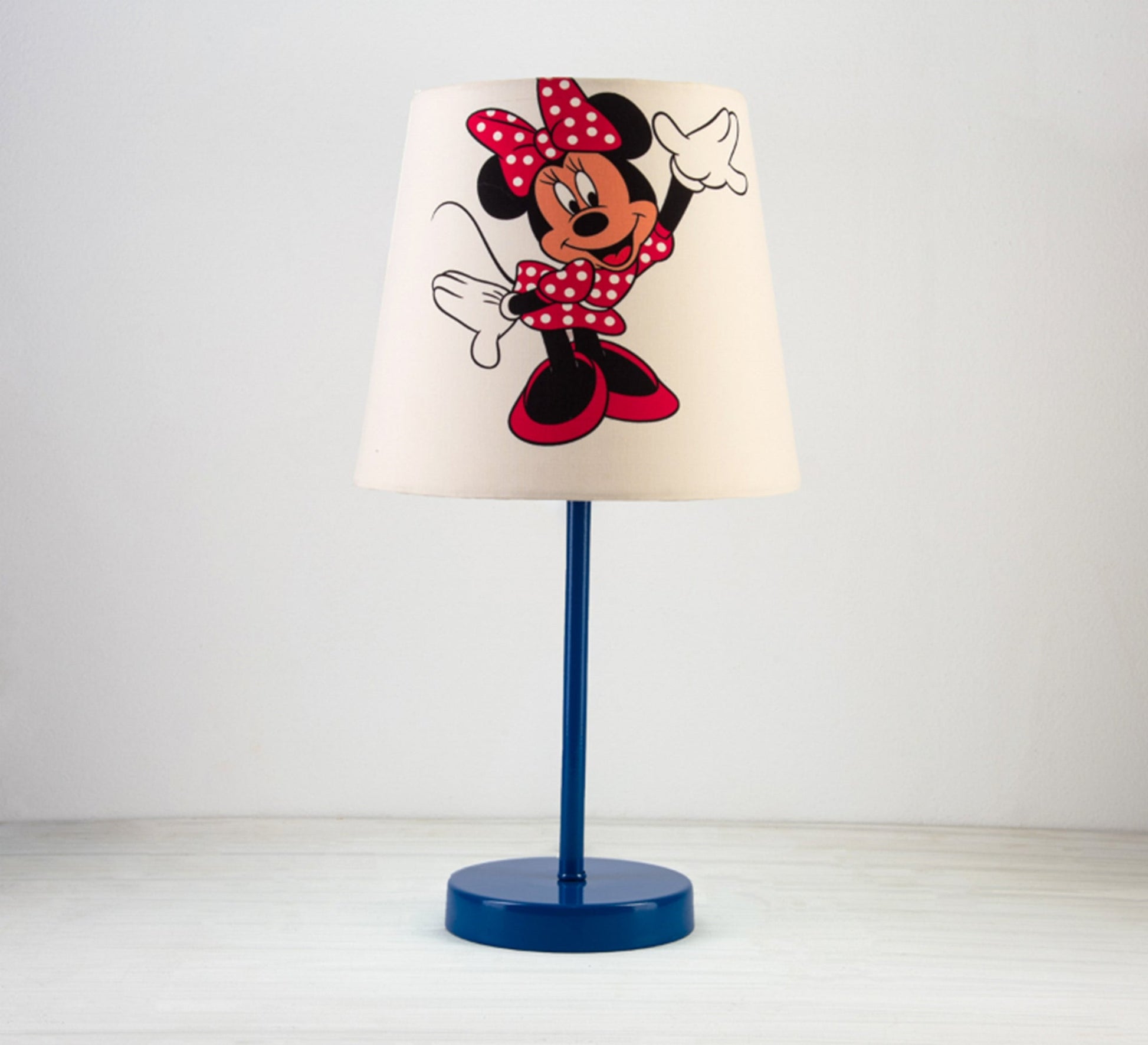 Minnie Mouse Lamp: Light, Fun, Kids, Beautiful Decor with Blue Base - Vitrine Furniture - Lighting