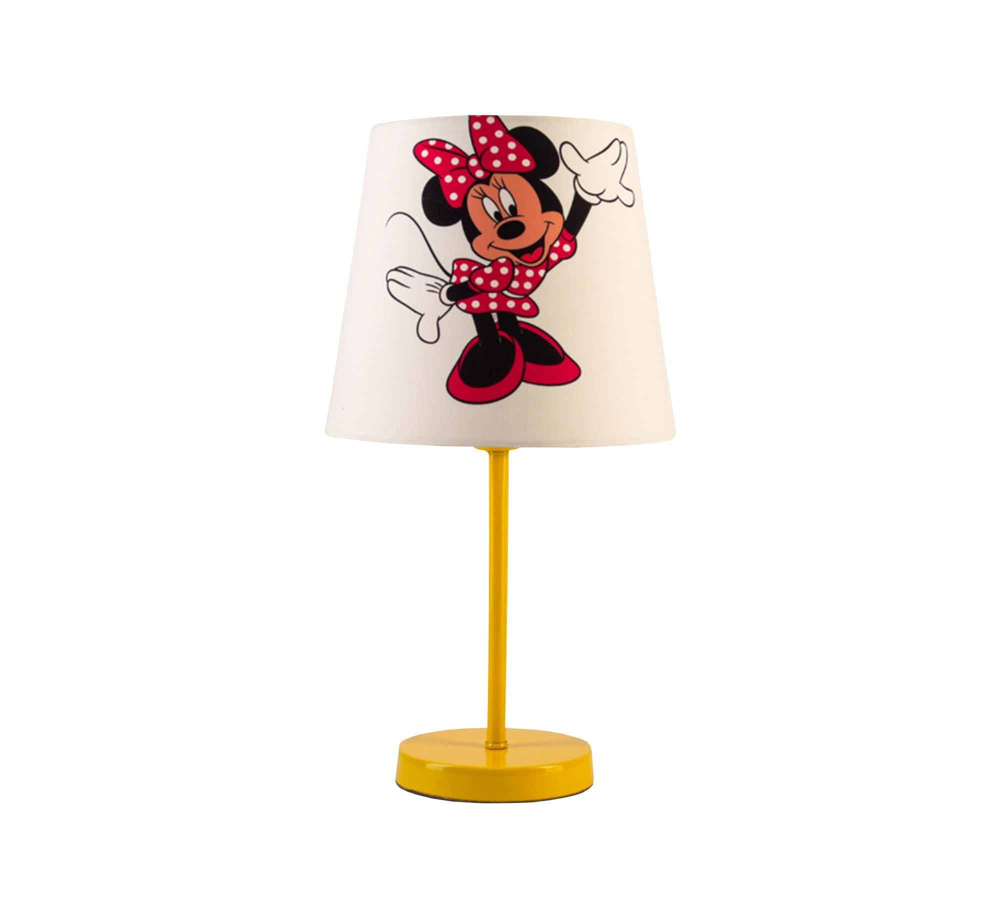 Minnie Mouse Lamp: Light, Fun, Kids, Beautiful Decor with Gold Base - Vitrine Furniture - Lighting