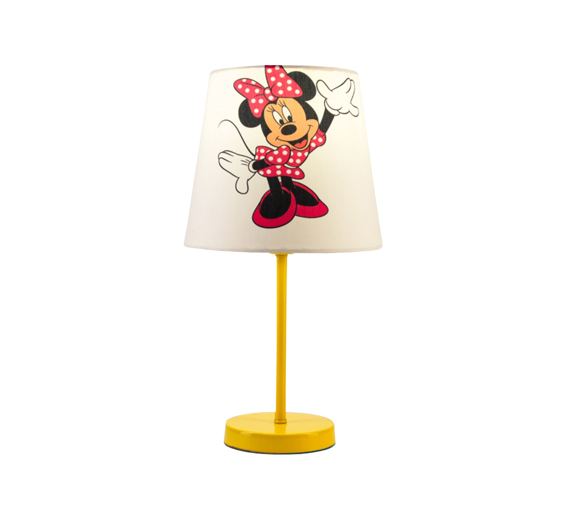 Minnie Mouse Lamp: Light, Fun, Kids, Beautiful Decor with Gold Base - Vitrine Furniture - Lighting