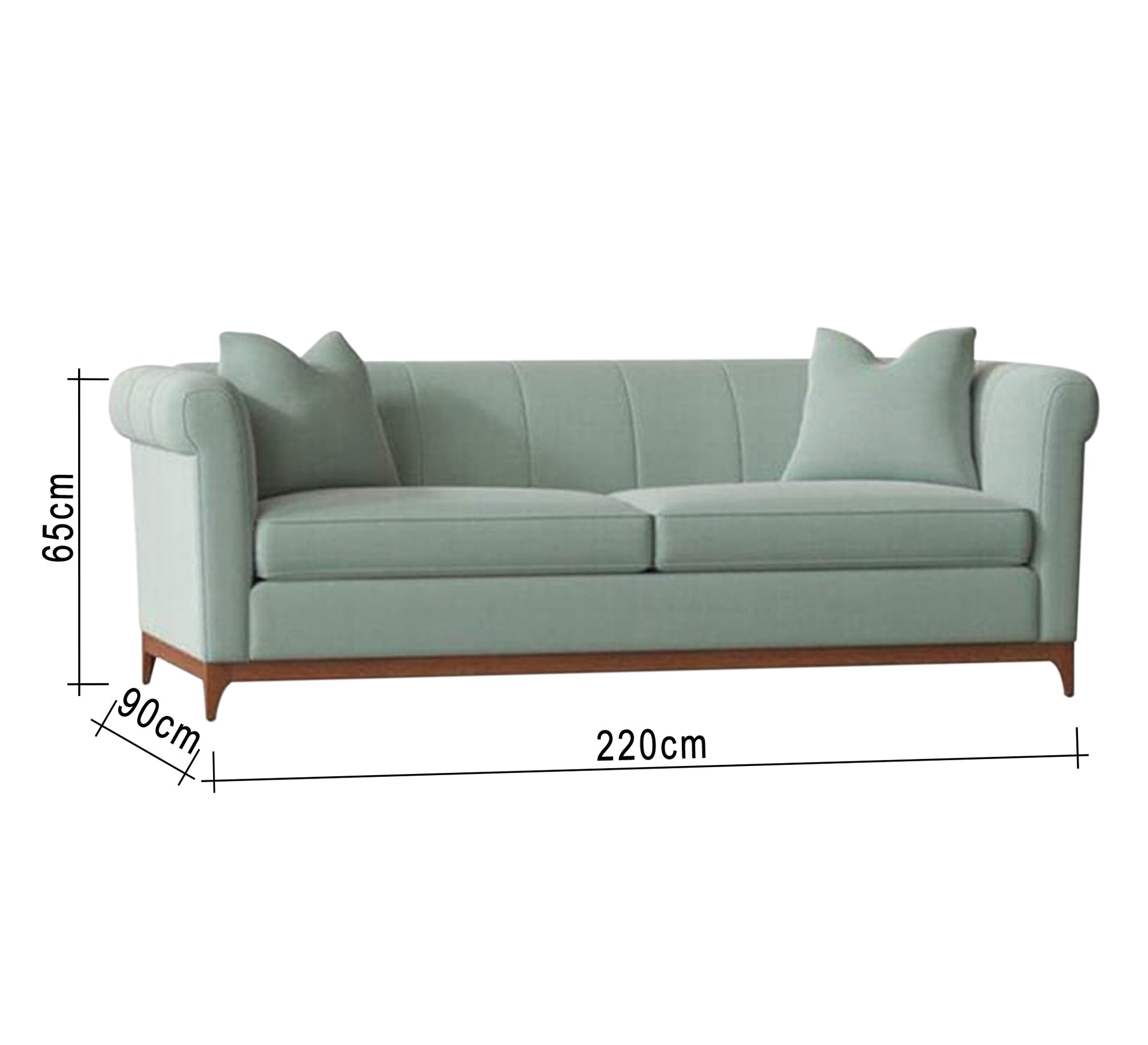 Mint green sofa - Vitrine Furniture - Furniture