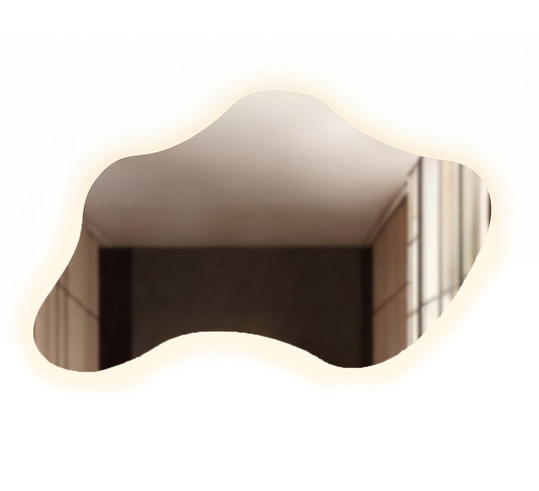 Mirror Cloud-shaped mirror with backlighting - Vitrine Furniture - Mirrors