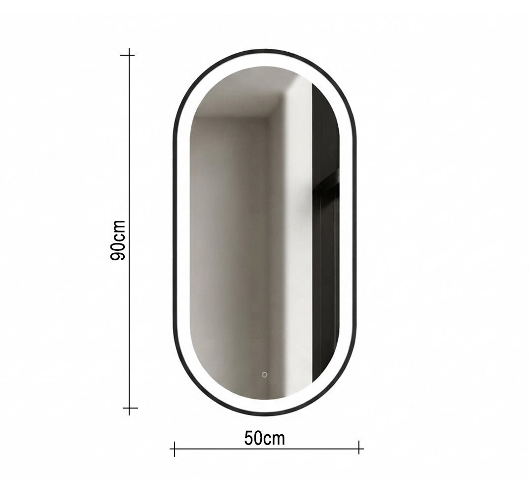 Mirror Slim capsule with front lighting - Vitrine Furniture - Mirrors