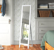 Mirror with a white wooden frame - Vitrine Furniture - Décor