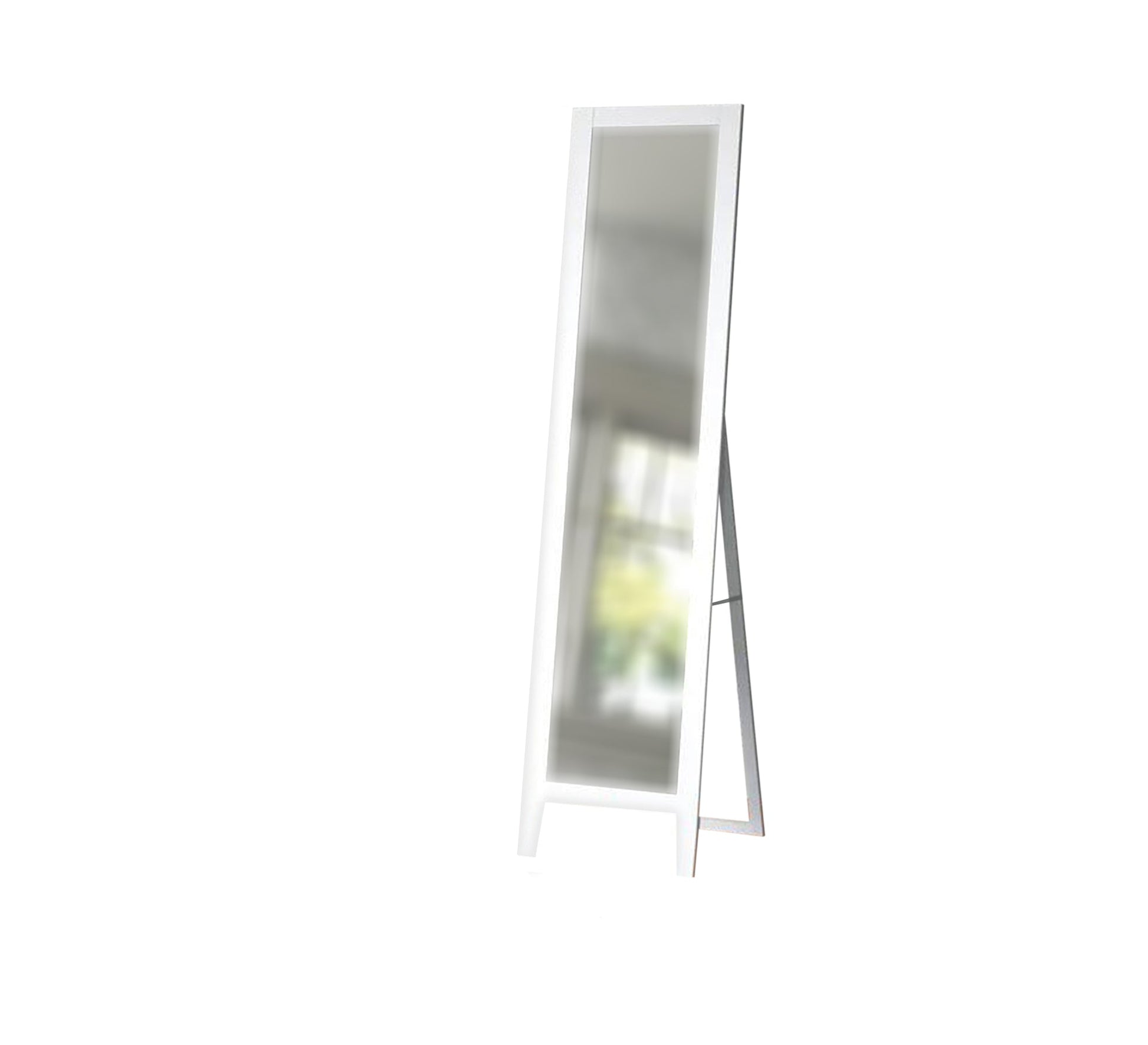 Mirror with a white wooden frame - Vitrine Furniture - Décor