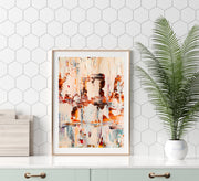 Mixed color art painting - Vitrine Furniture - Décor