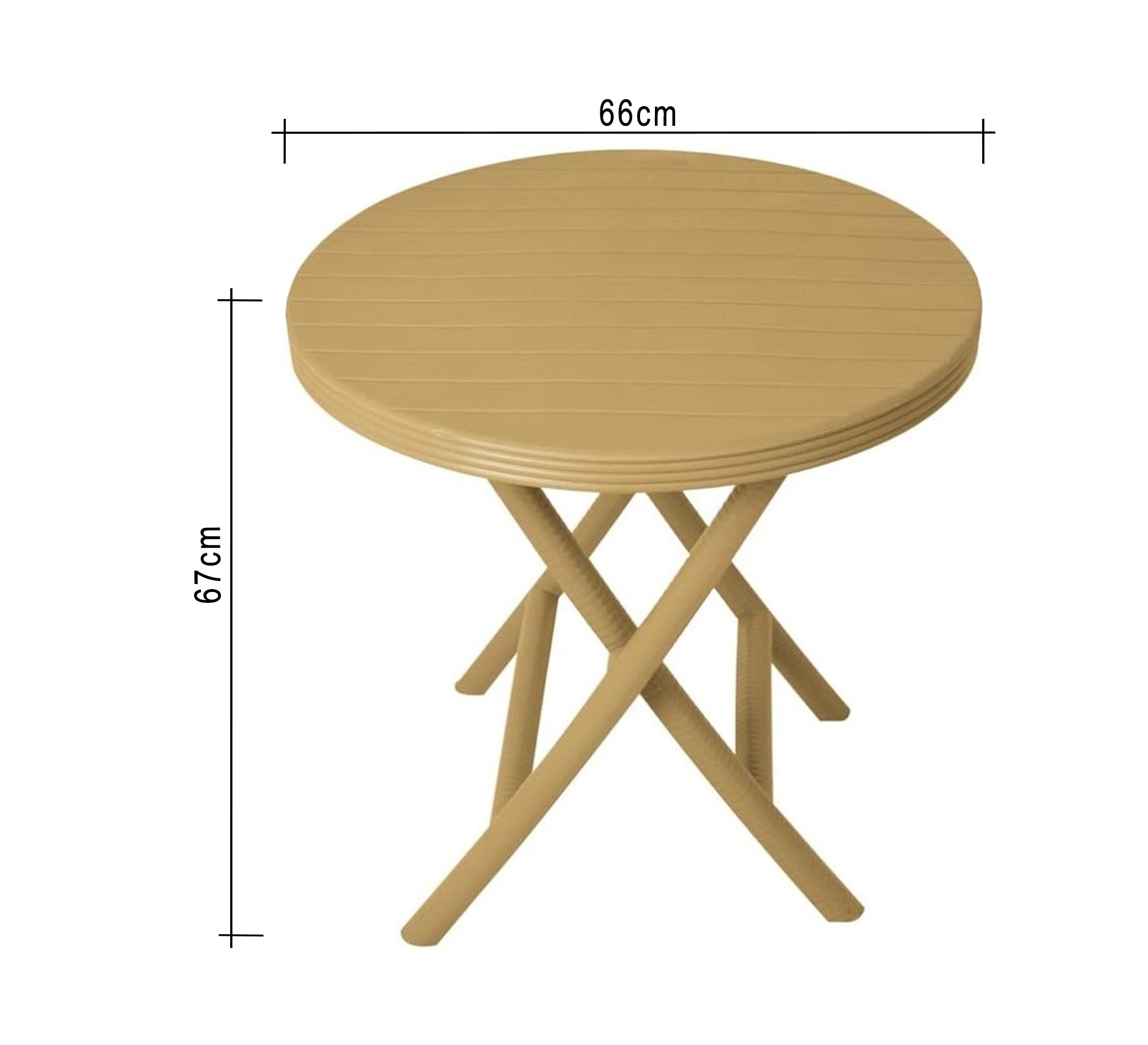 Modern and comfortable round outdoor seating set in muted colors - Vitrine Furniture - Outdoor Products
