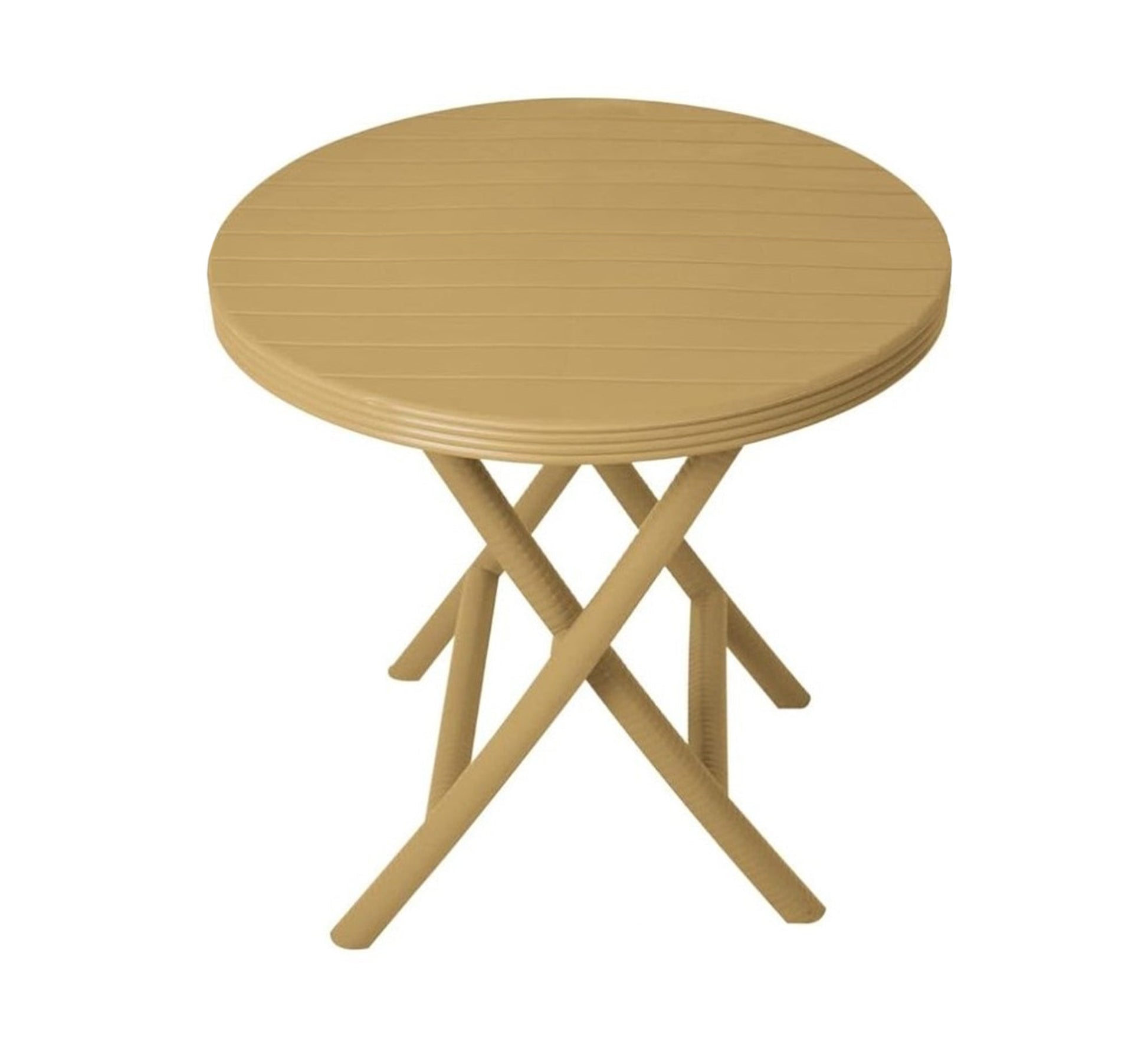 Modern and comfortable round outdoor seating set in muted colors - Vitrine Furniture - Outdoor Products