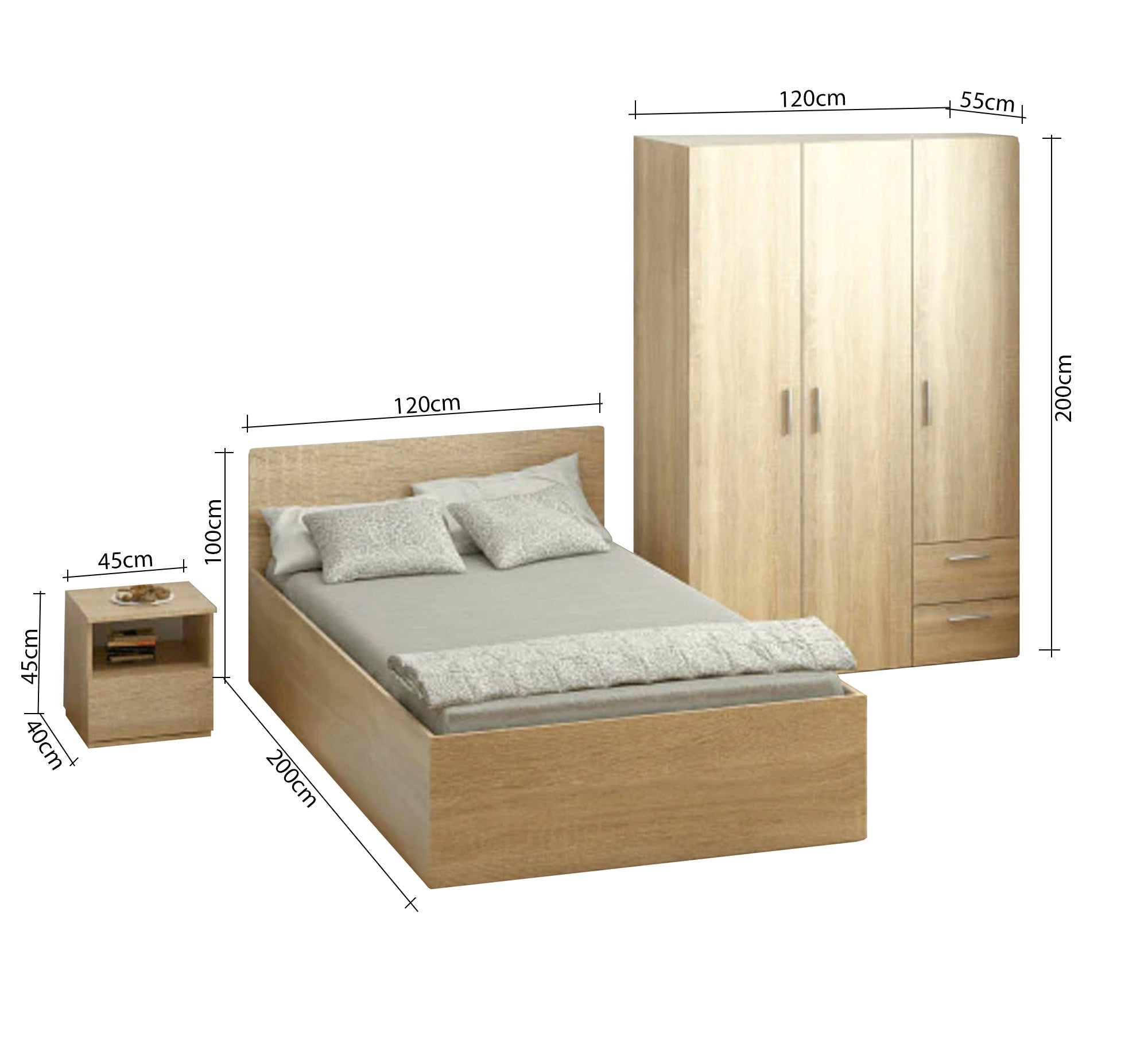 Modern and elegant wooden bedroom - Vitrine Furniture - Furniture