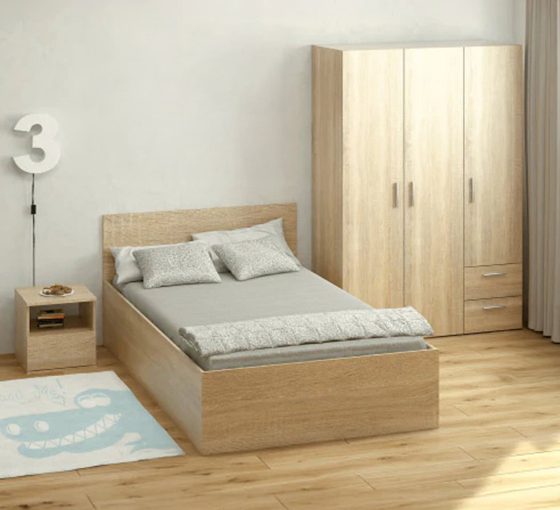 Modern and elegant wooden bedroom - Vitrine Furniture - Furniture